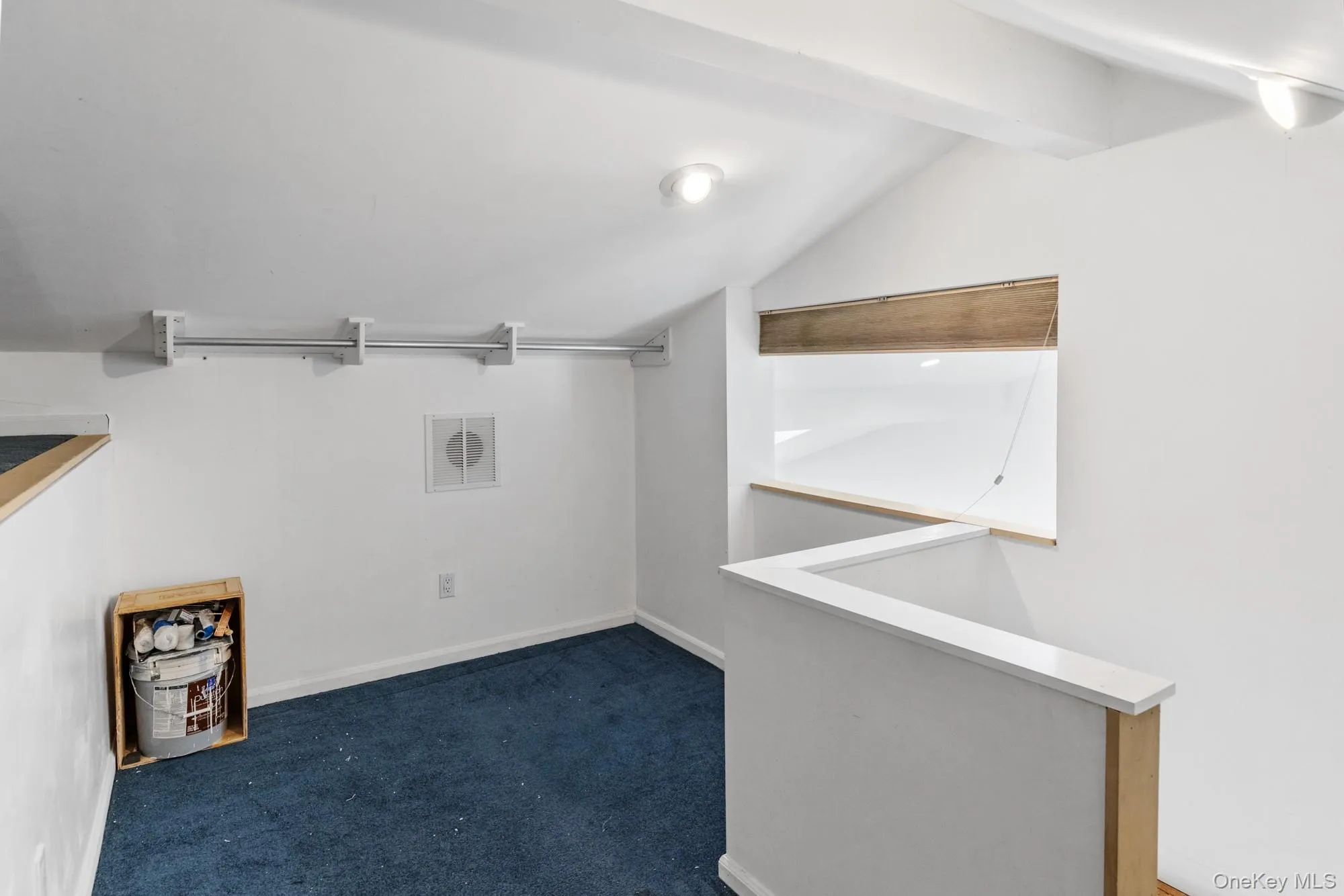 Loft above for storage Loft above for storage