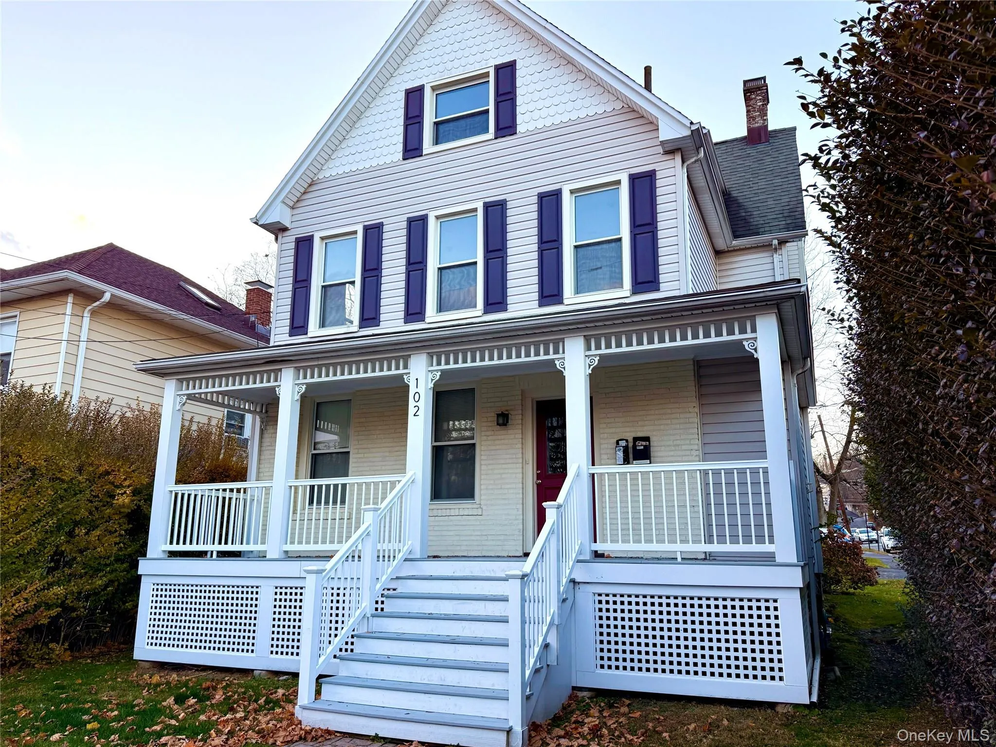Victorian-style house featuring a porch Victorian-style house featuring a porch