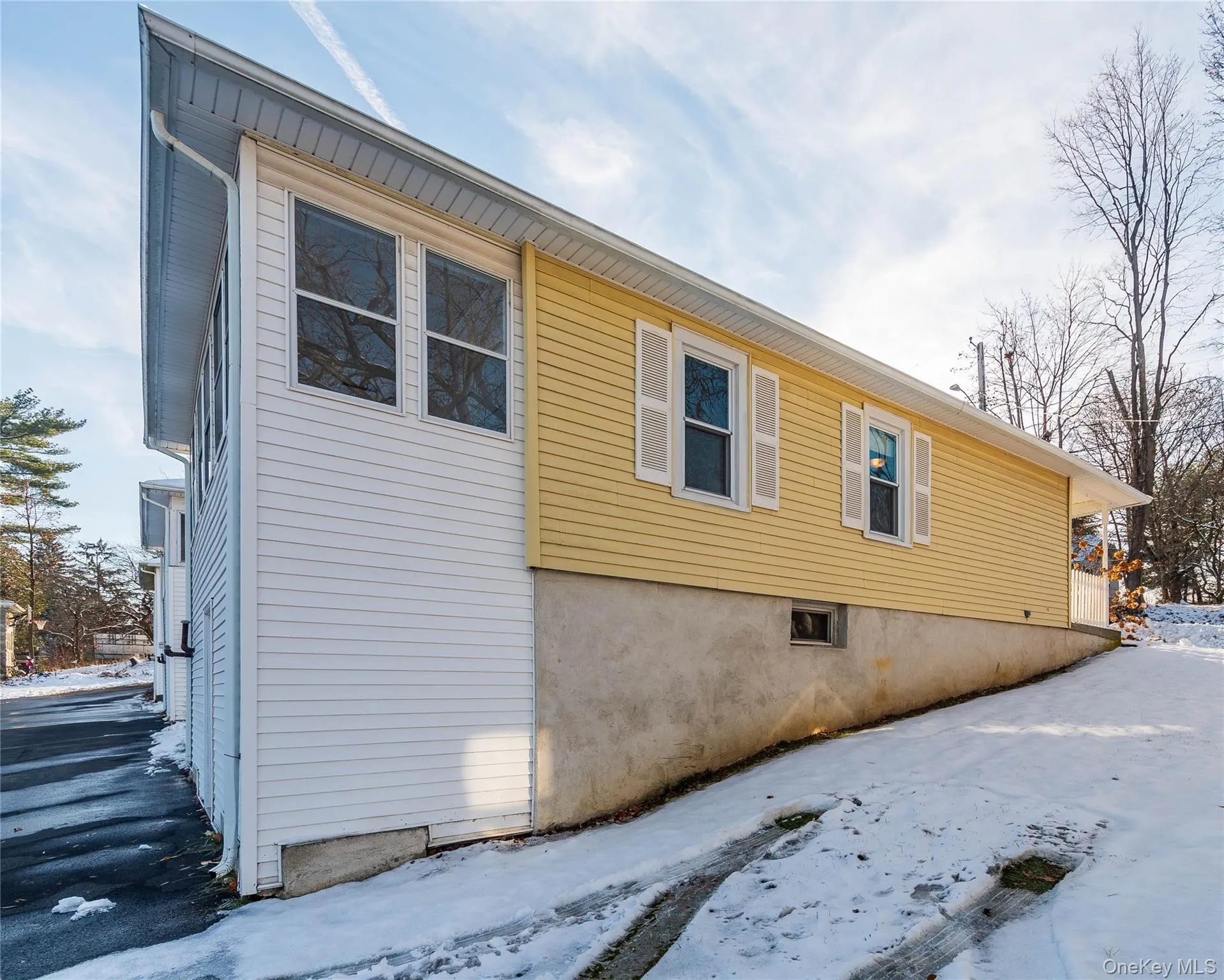 View of snowy exterior View of snowy exterior