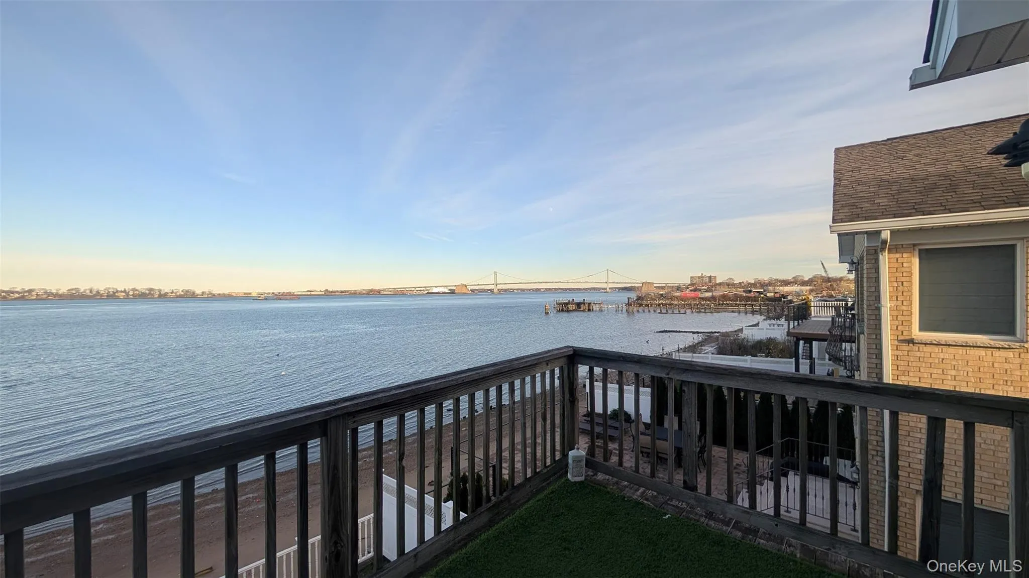 Balcony featuring a water view Balcony featuring a water view