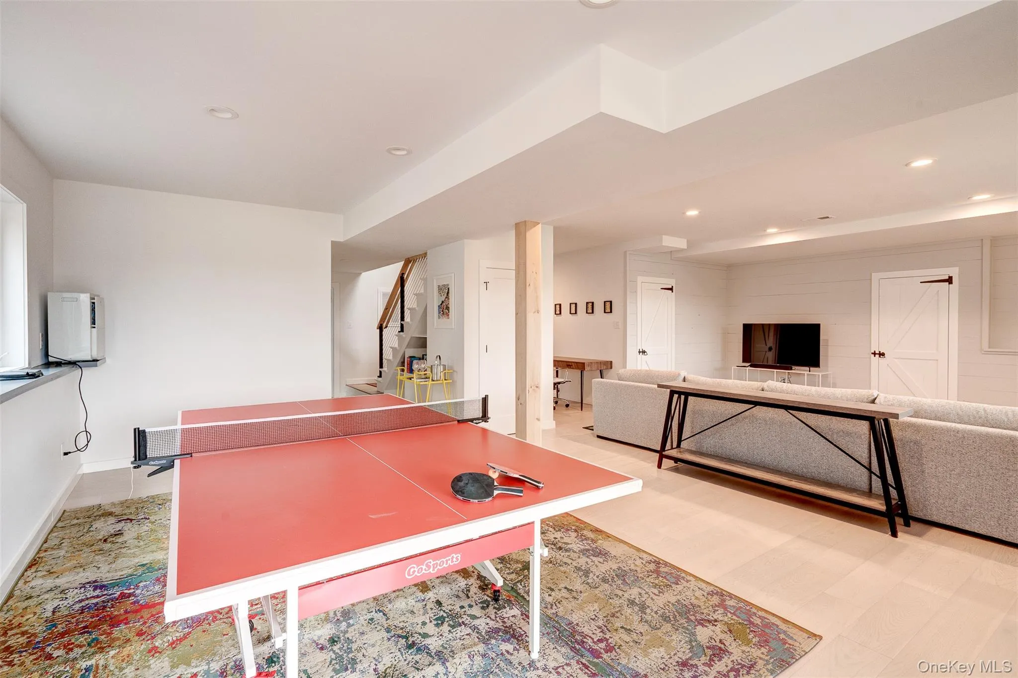 Rec room featuring recessed lighting Rec room featuring recessed lighting