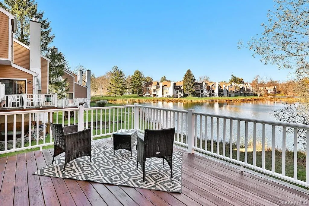 Back deck off 2nd bedroom. Back deck off 2nd bedroom.
