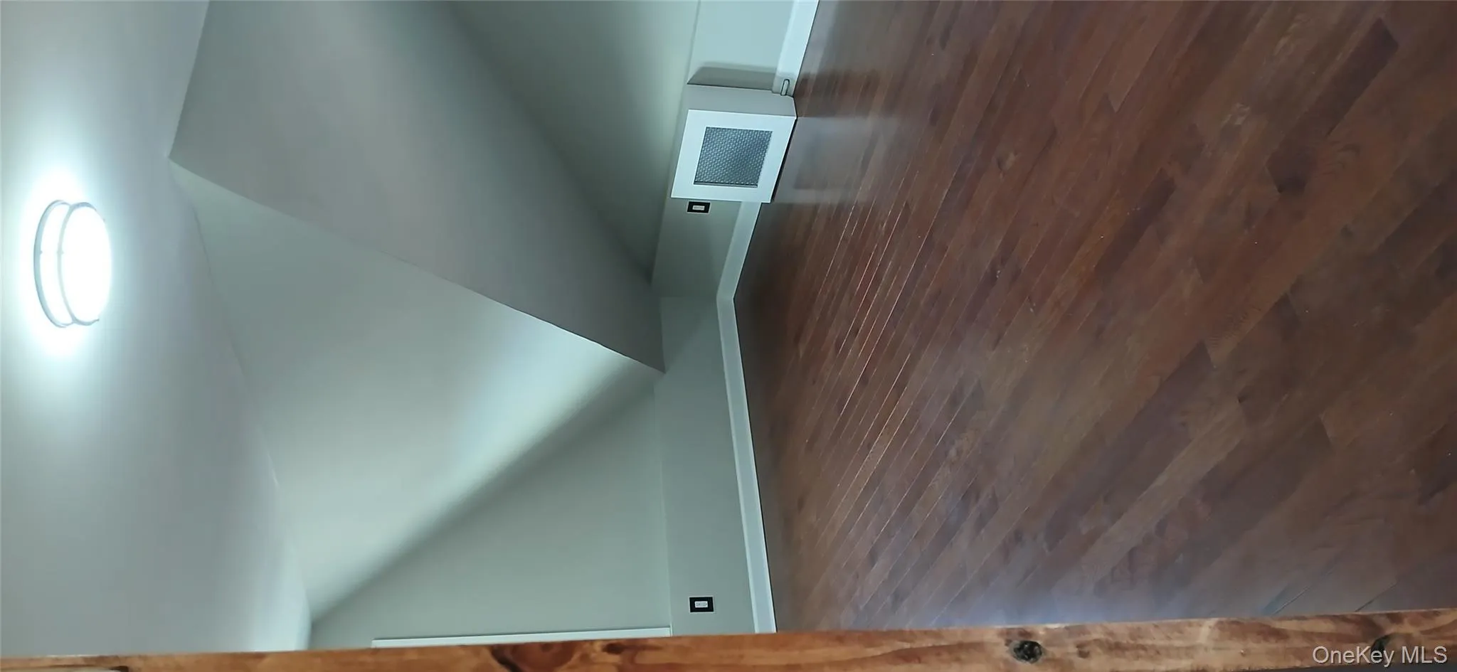 Additional living space featuring lofted ceiling and dark wood-style flooring Additional living space featuring lofted ceiling and dark wood-style flooring