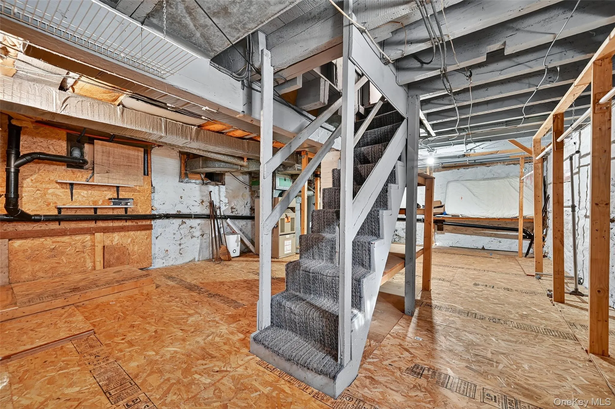 Unfinished basement Unfinished basement