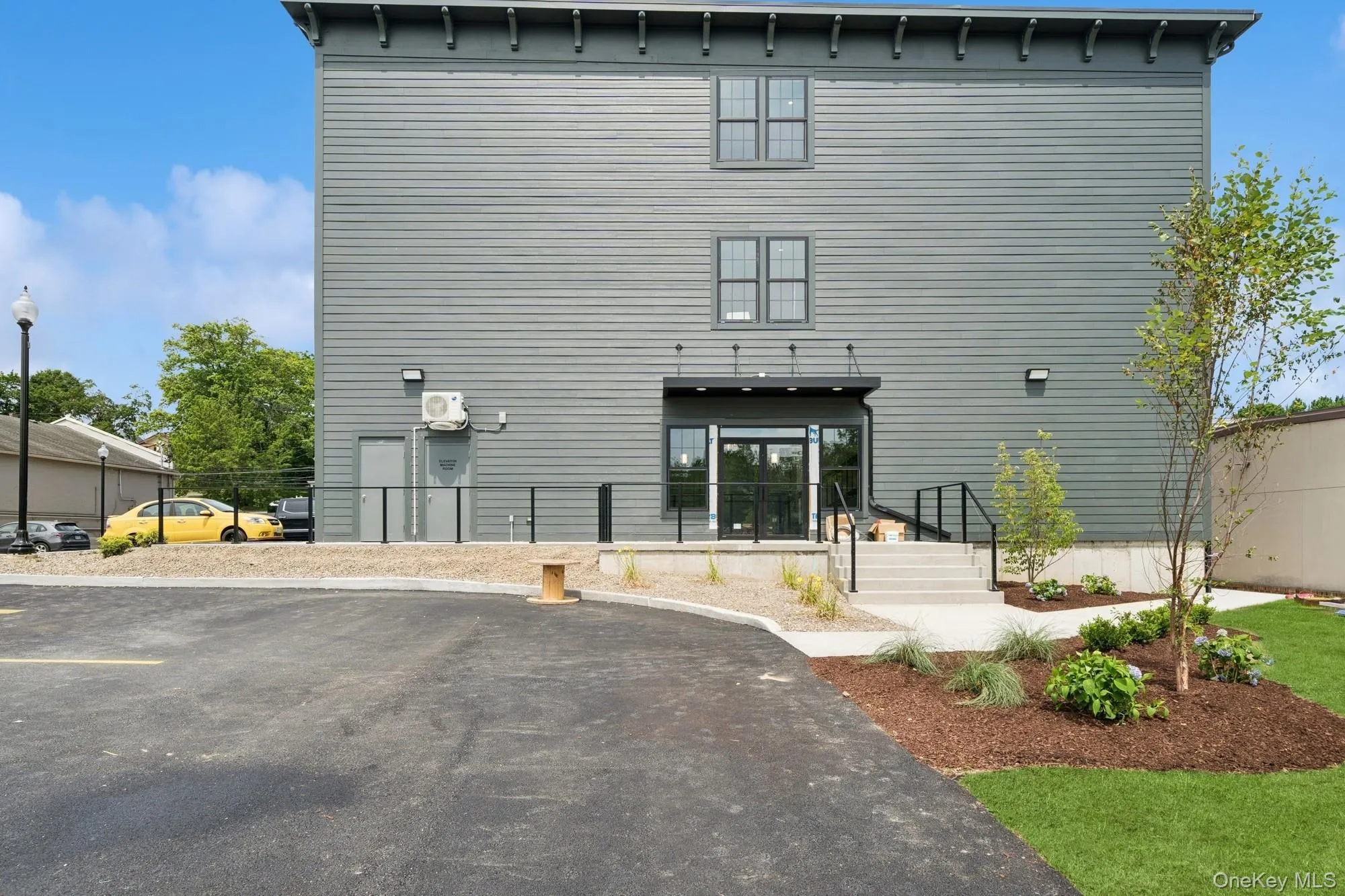 Back of building Back of building