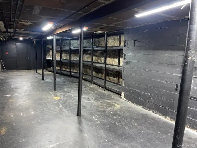 View of unfinished basement View of unfinished basement