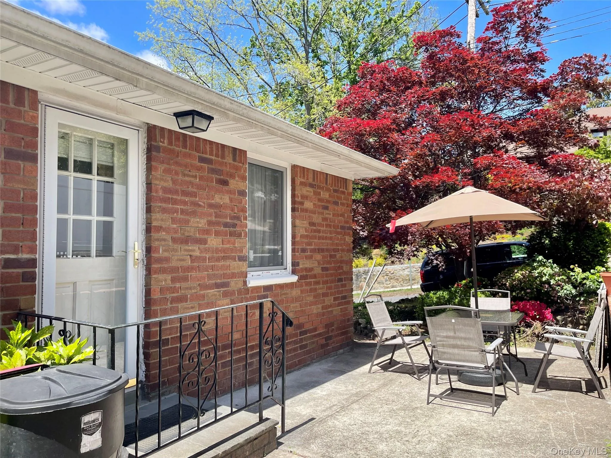View of patio featuring outdoor dining space View of patio featuring outdoor dining space
