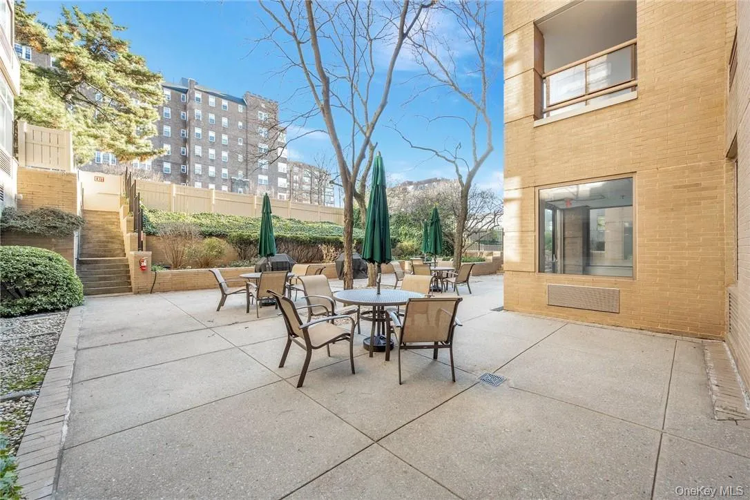 Outdoor patio for dining and entertaining Outdoor patio for dining and entertaining