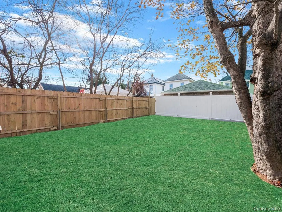 View of fenced backyard View of fenced backyard