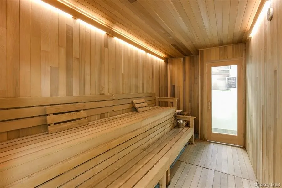 Sauna / steam room with wooden walls and wood ceiling Sauna / steam room with wooden walls and wood ceiling