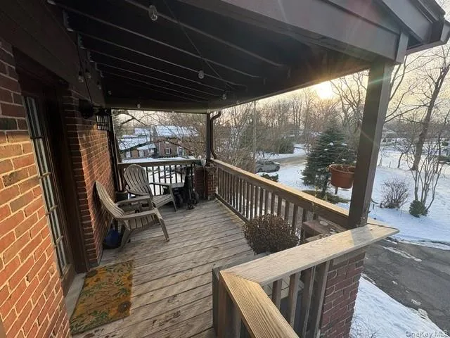 View of covered deck View of covered deck