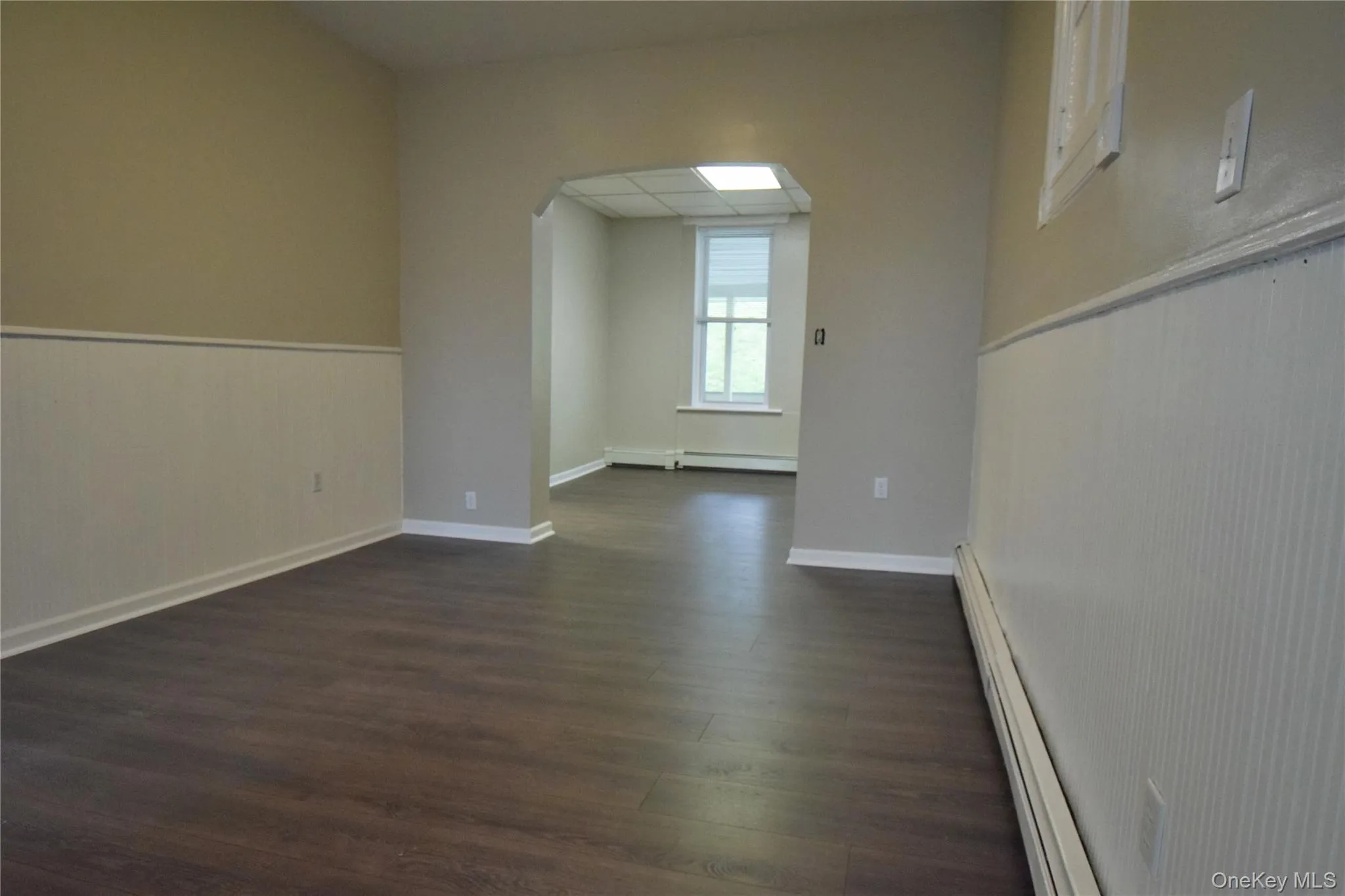 Living room looking towards dining area Living room looking towards dining area