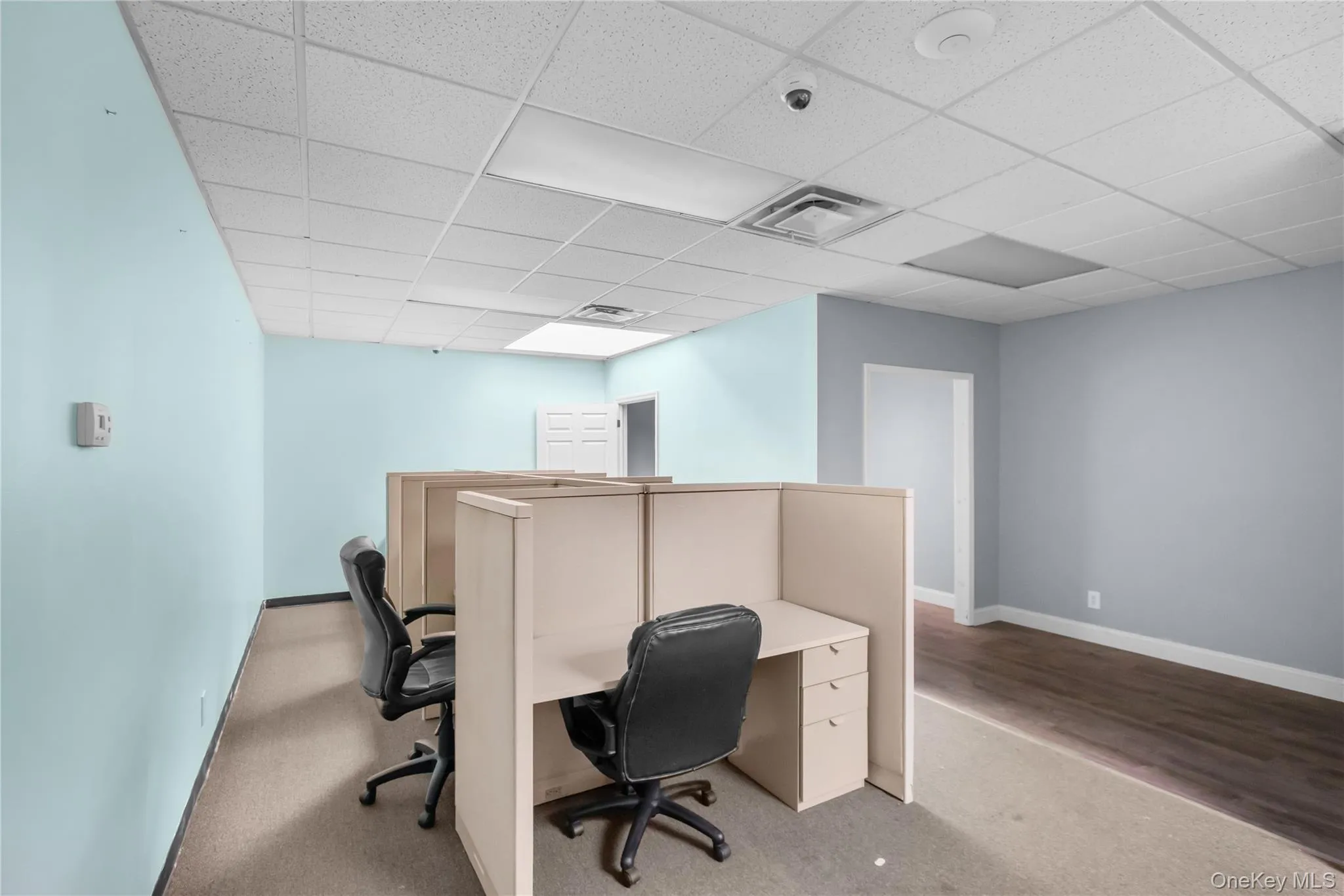 Home office featuring a paneled ceiling Home office featuring a paneled ceiling