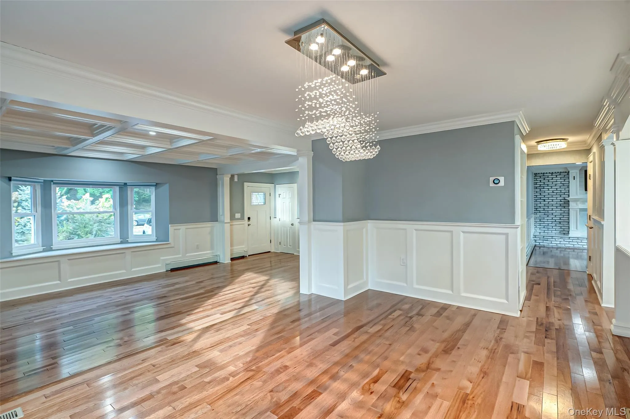 View of dining area to living room from kitchen View of dining area to living room from kitchen