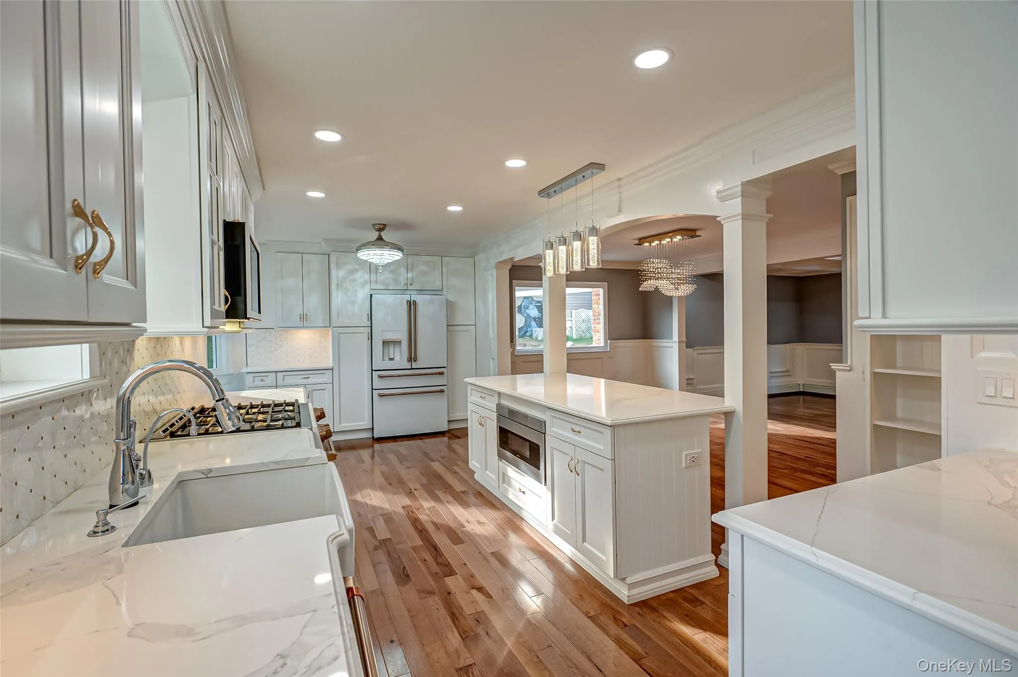 Kitchen featuring island/breakfast bar. Kitchen featuring island/breakfast bar.