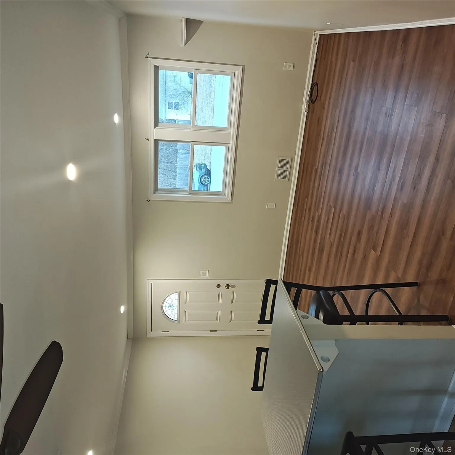 Unfurnished dining area featuring dark wood-style floors, recessed lighting, crown molding, and healthy amount of natural light Unfurnished dining area featuring dark wood-style floors, recessed lighting, crown molding, and healthy amount of natural light