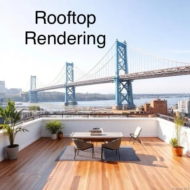 Rendering of View from Rooftop featuring a water view Rendering of View from Rooftop featuring a water view