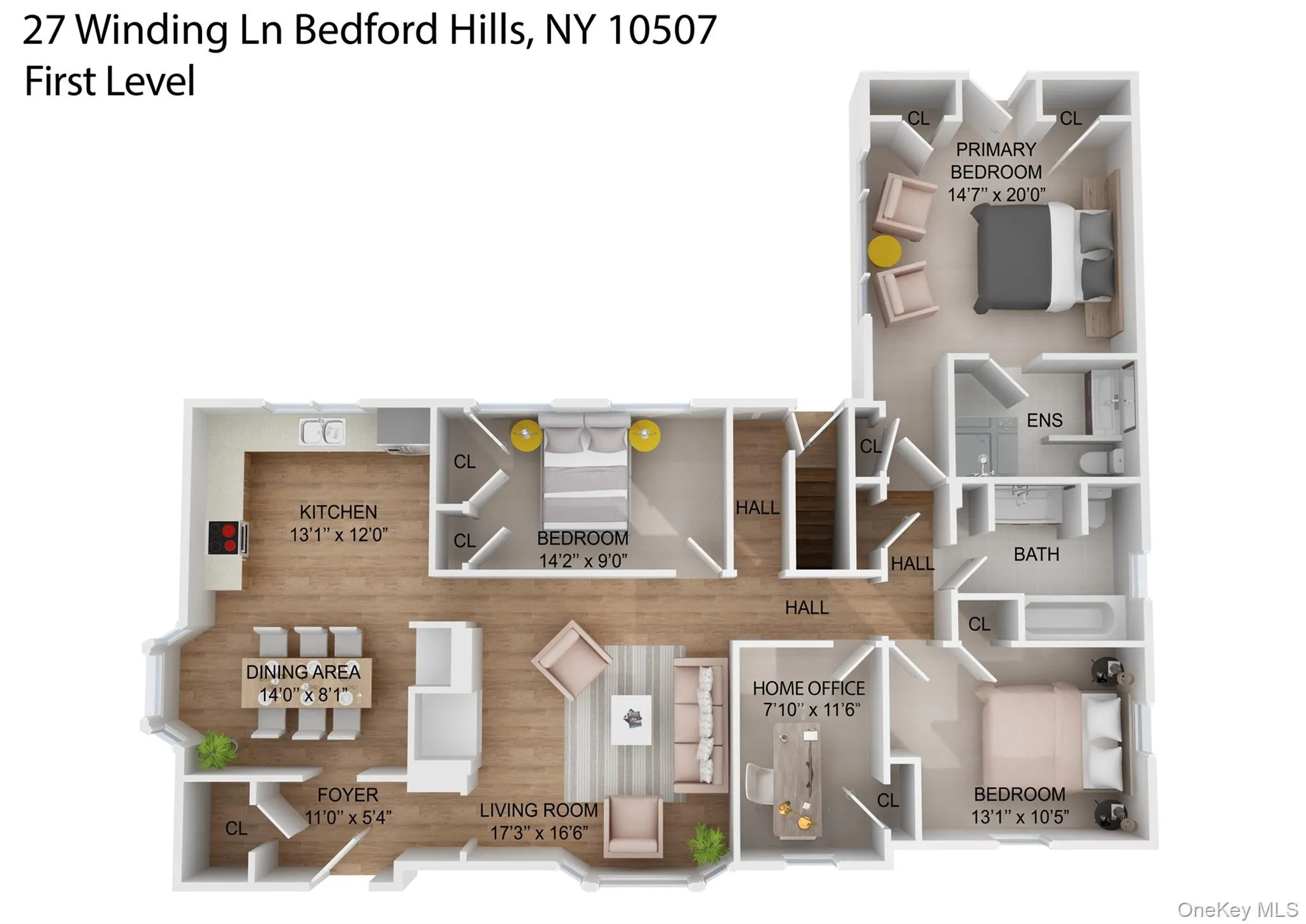 3D Floor Plan of Main Level 3D Floor Plan of Main Level