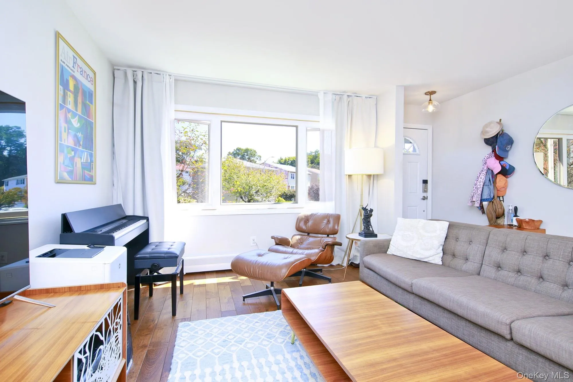 Living area featuring dark wood finished floors Living area featuring dark wood finished floors