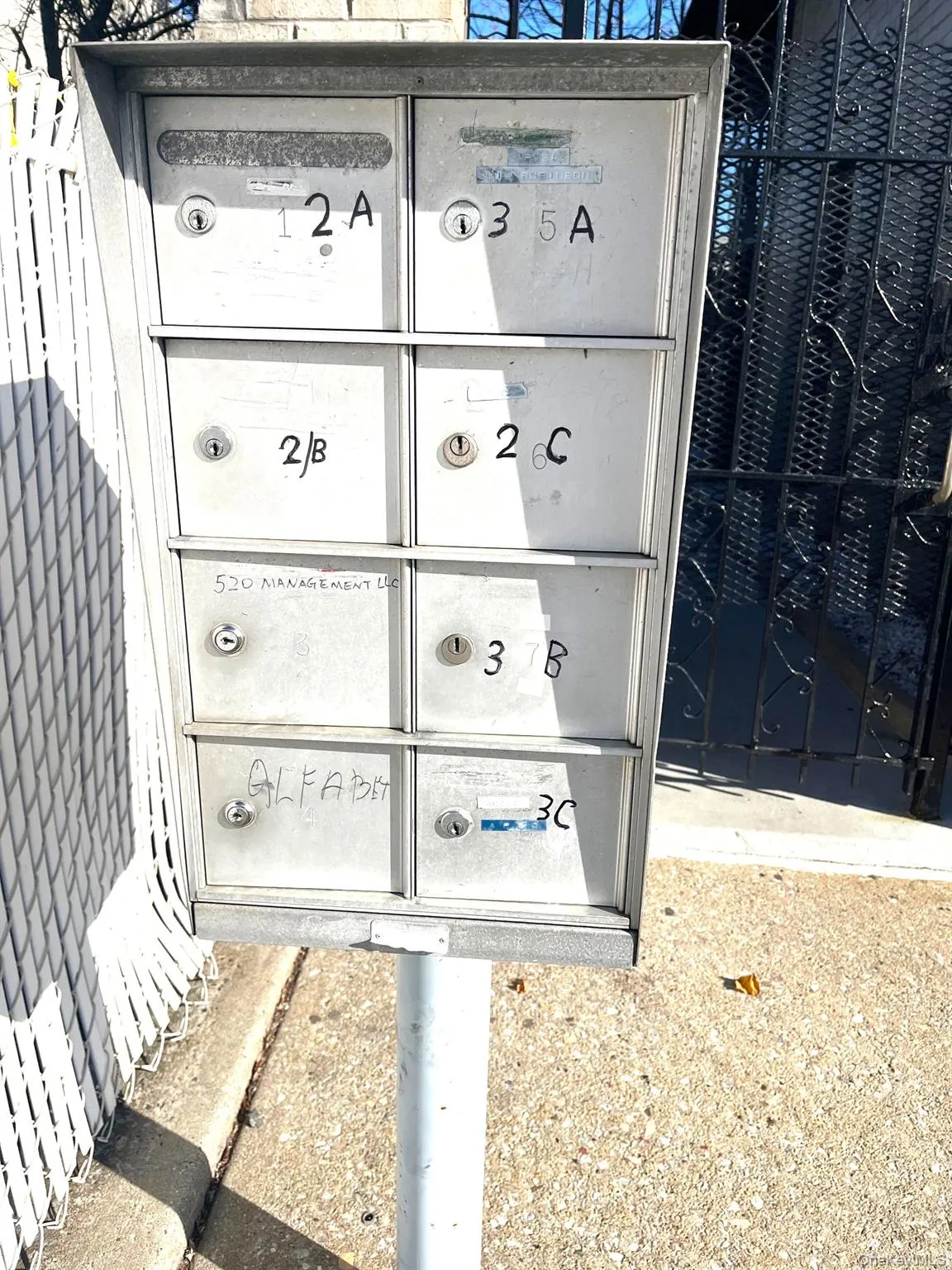 Exterior view of mail area Exterior view of mail area