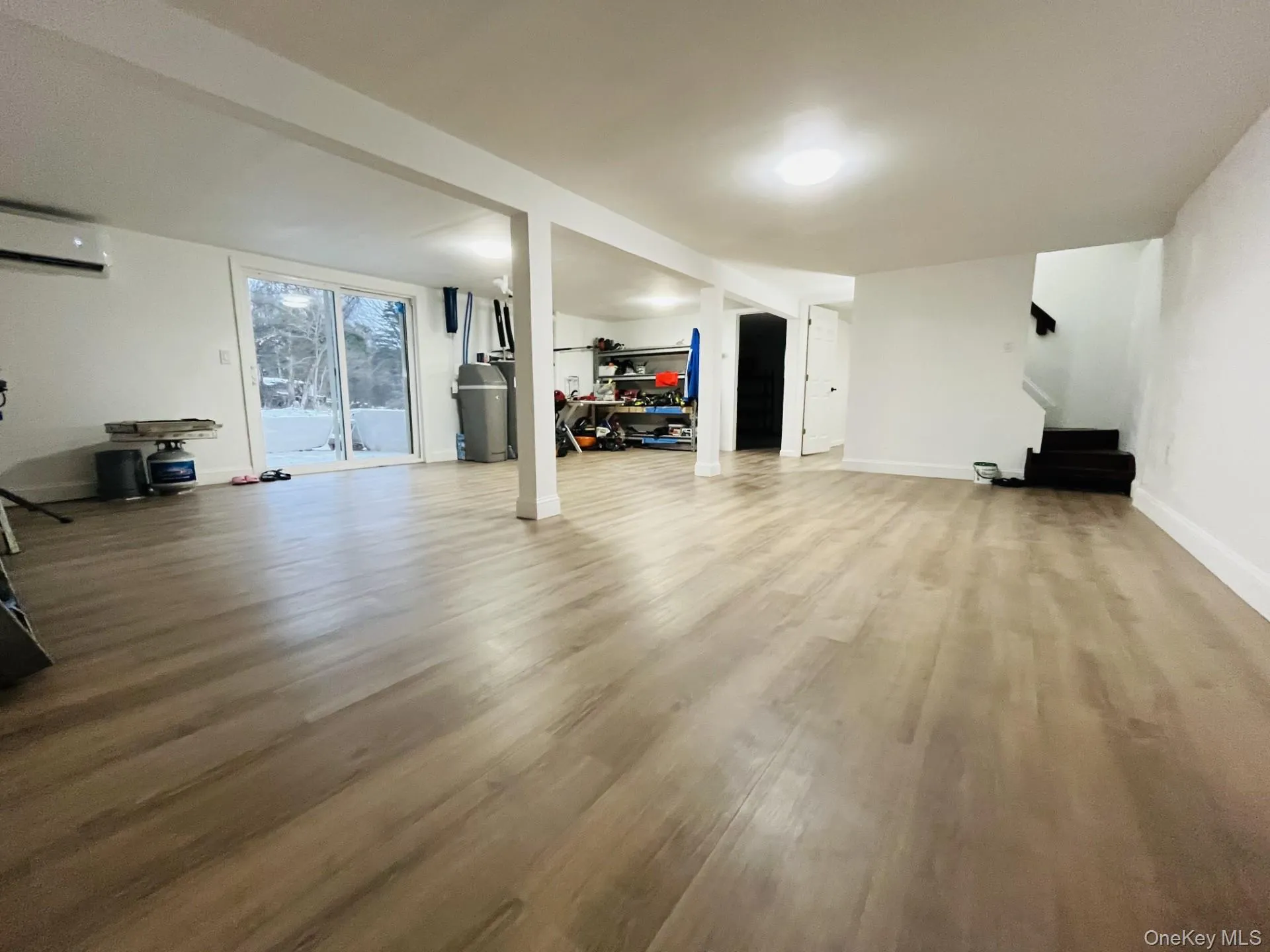 Basement slider out to patio Basement slider out to patio