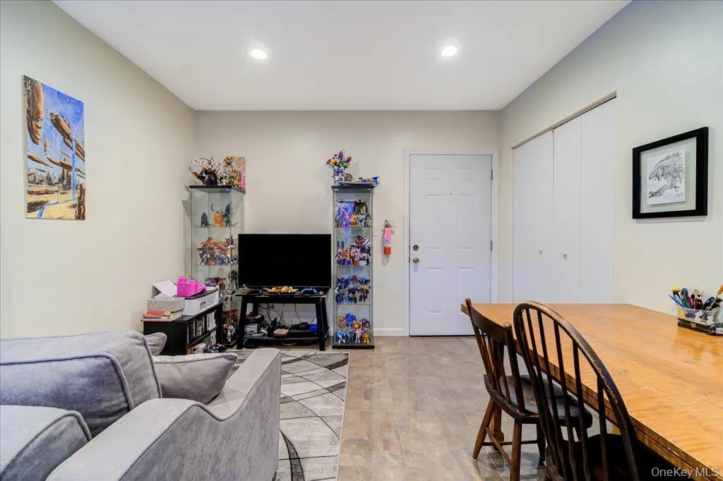 Living room featuring recessed lighting Living room featuring recessed lighting