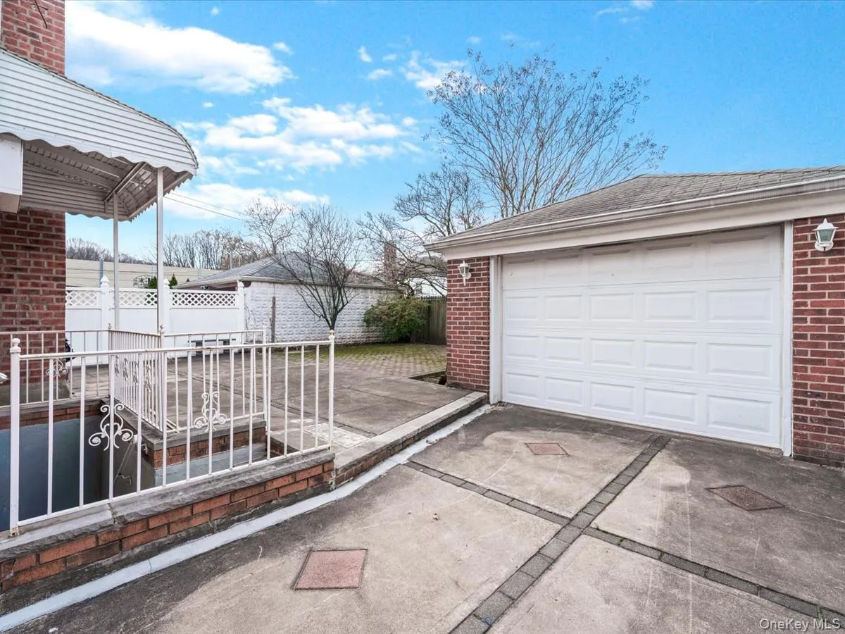 Garage with driveway Garage with driveway