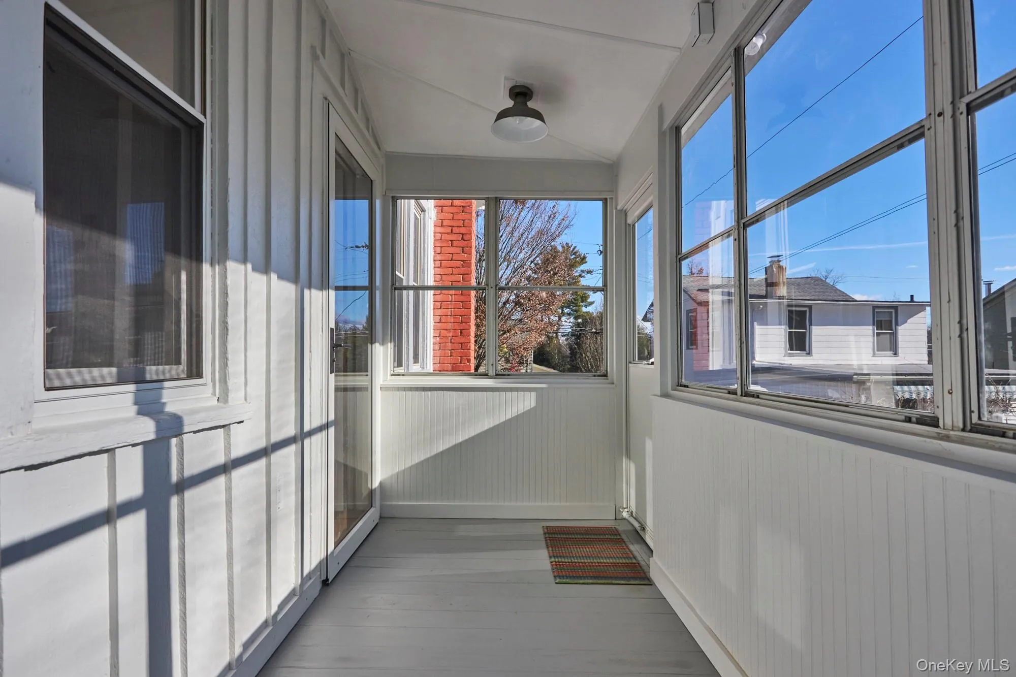View of unfurnished sunroom View of unfurnished sunroom