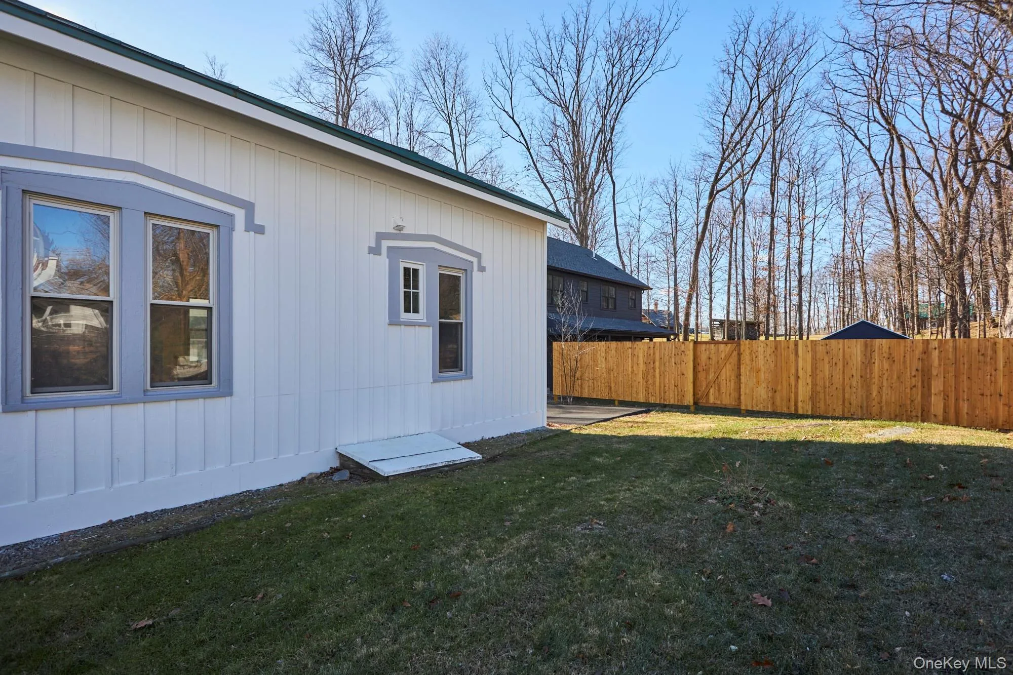 View of fenced backyard View of fenced backyard