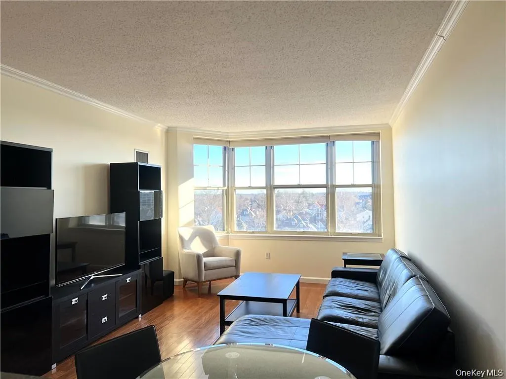 Living room facing the front of the building Living room facing the front of the building