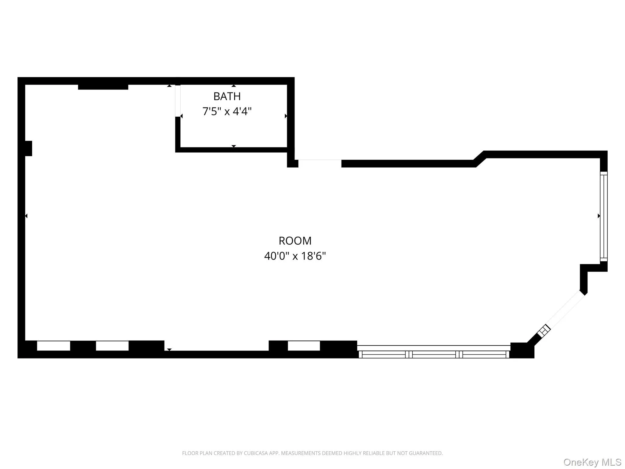 View of room layout View of room layout