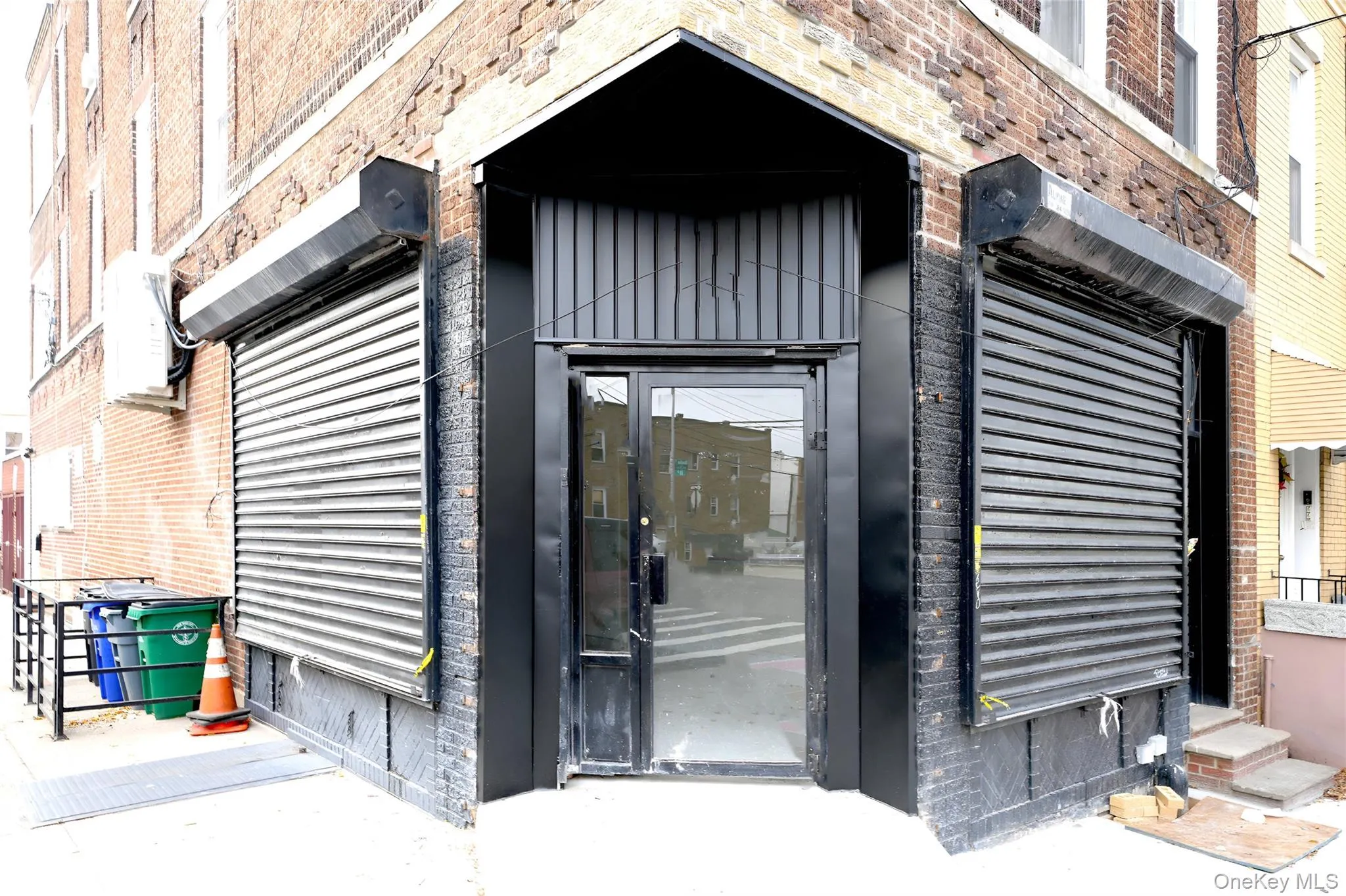 View of exterior entry featuring brick siding View of exterior entry featuring brick siding
