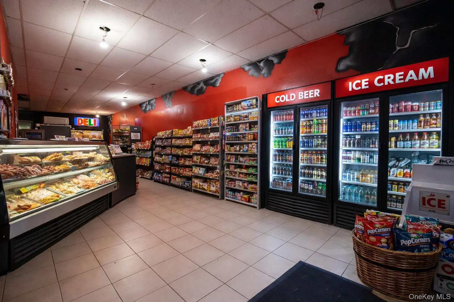 Virtually staged deli Virtually staged deli