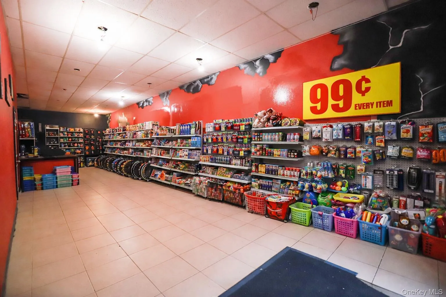 Virtually staged 99 cent store Virtually staged 99 cent store