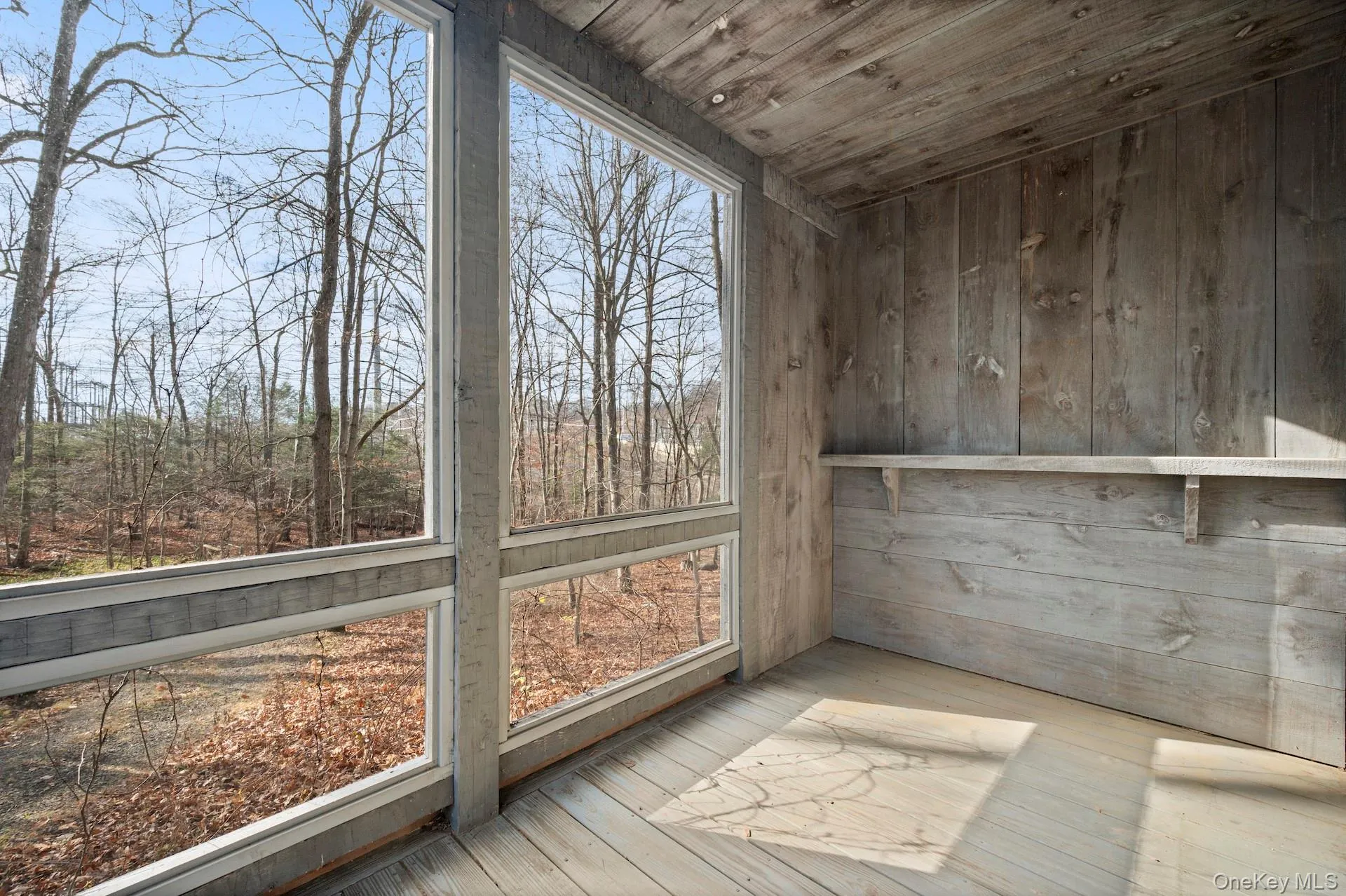 View of unfurnished sunroom View of unfurnished sunroom