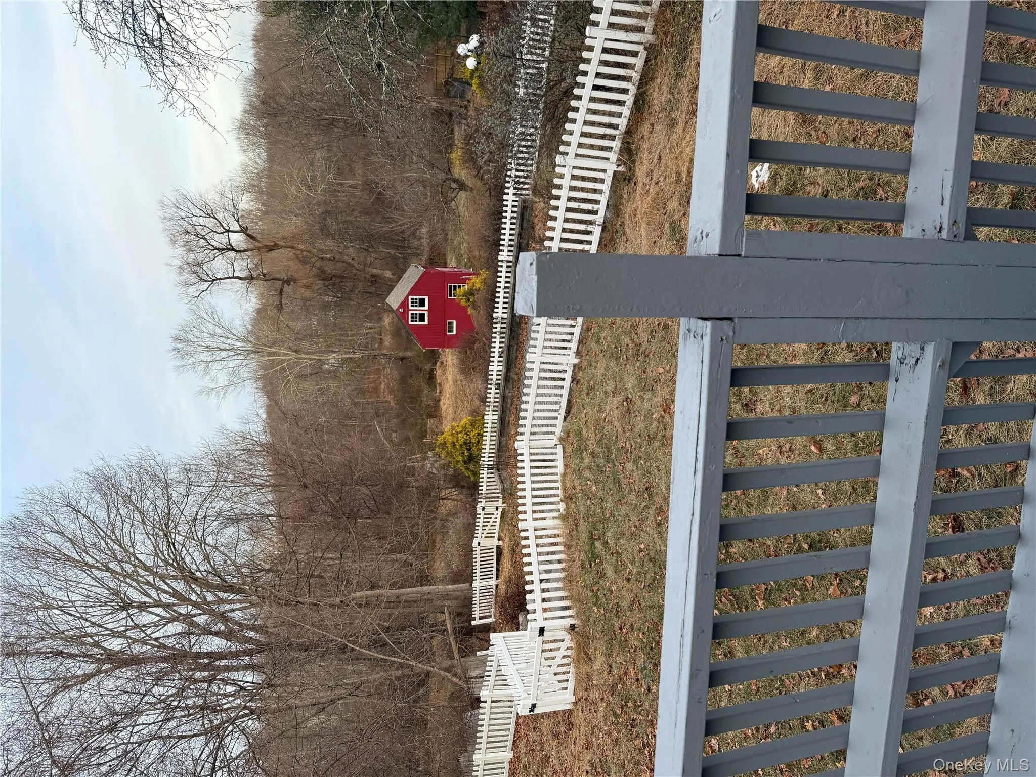 View of fenced front yard View of fenced front yard