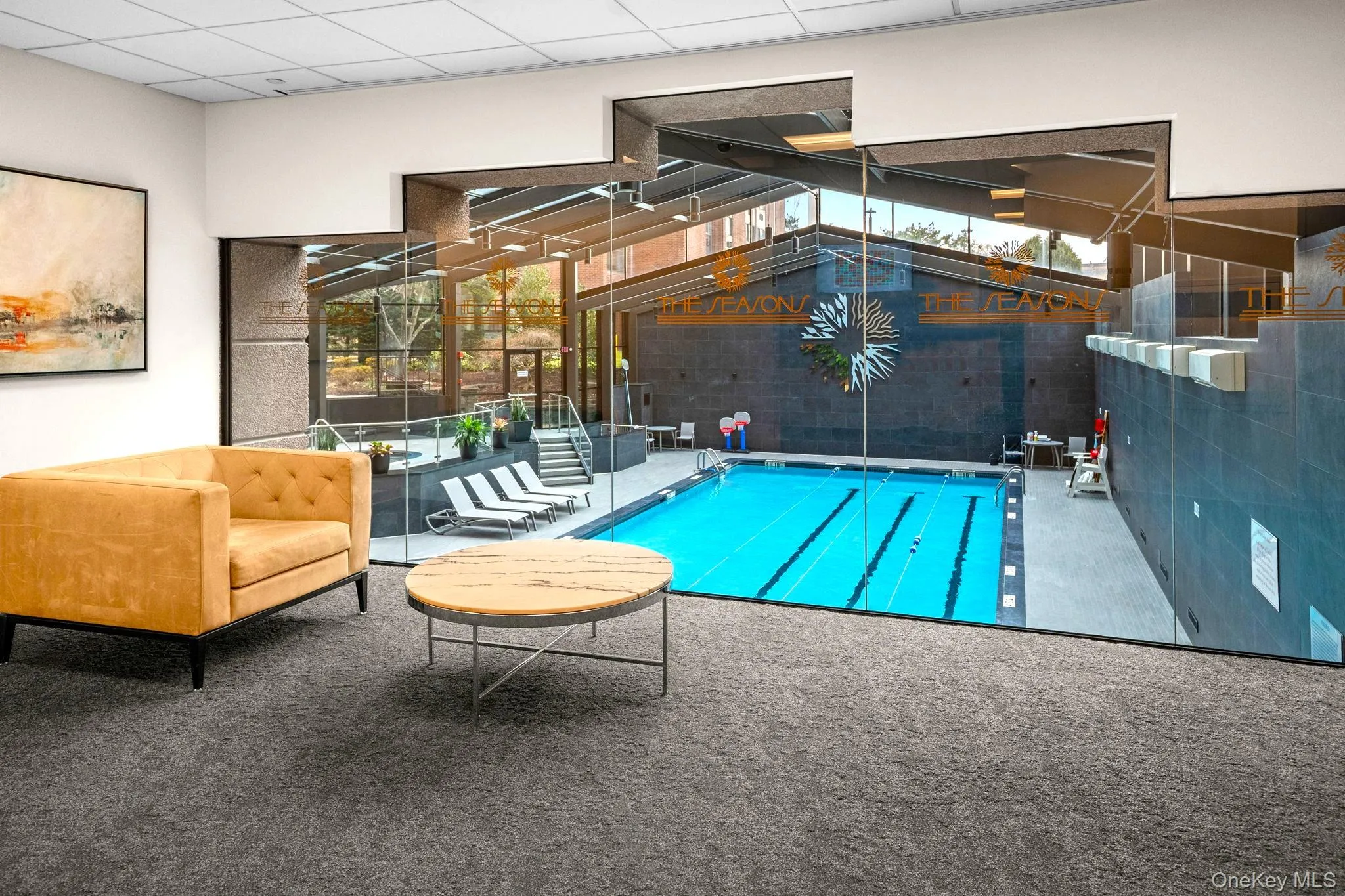 View of indoor community pool View of indoor community pool