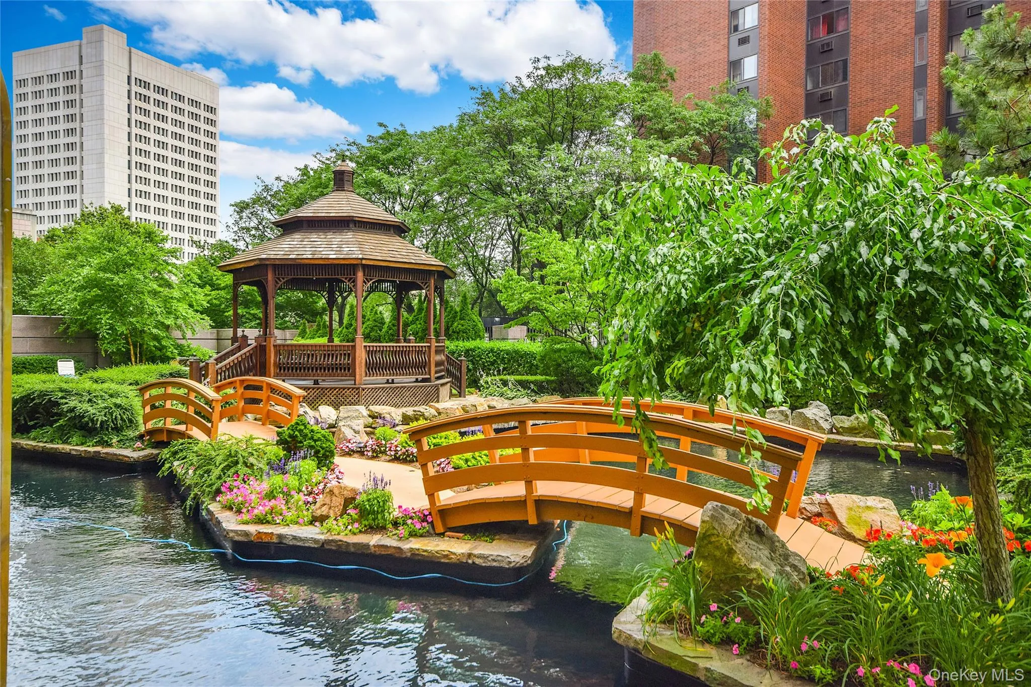 Surrounding community featuring a gazebo and a water view Surrounding community featuring a gazebo and a water view