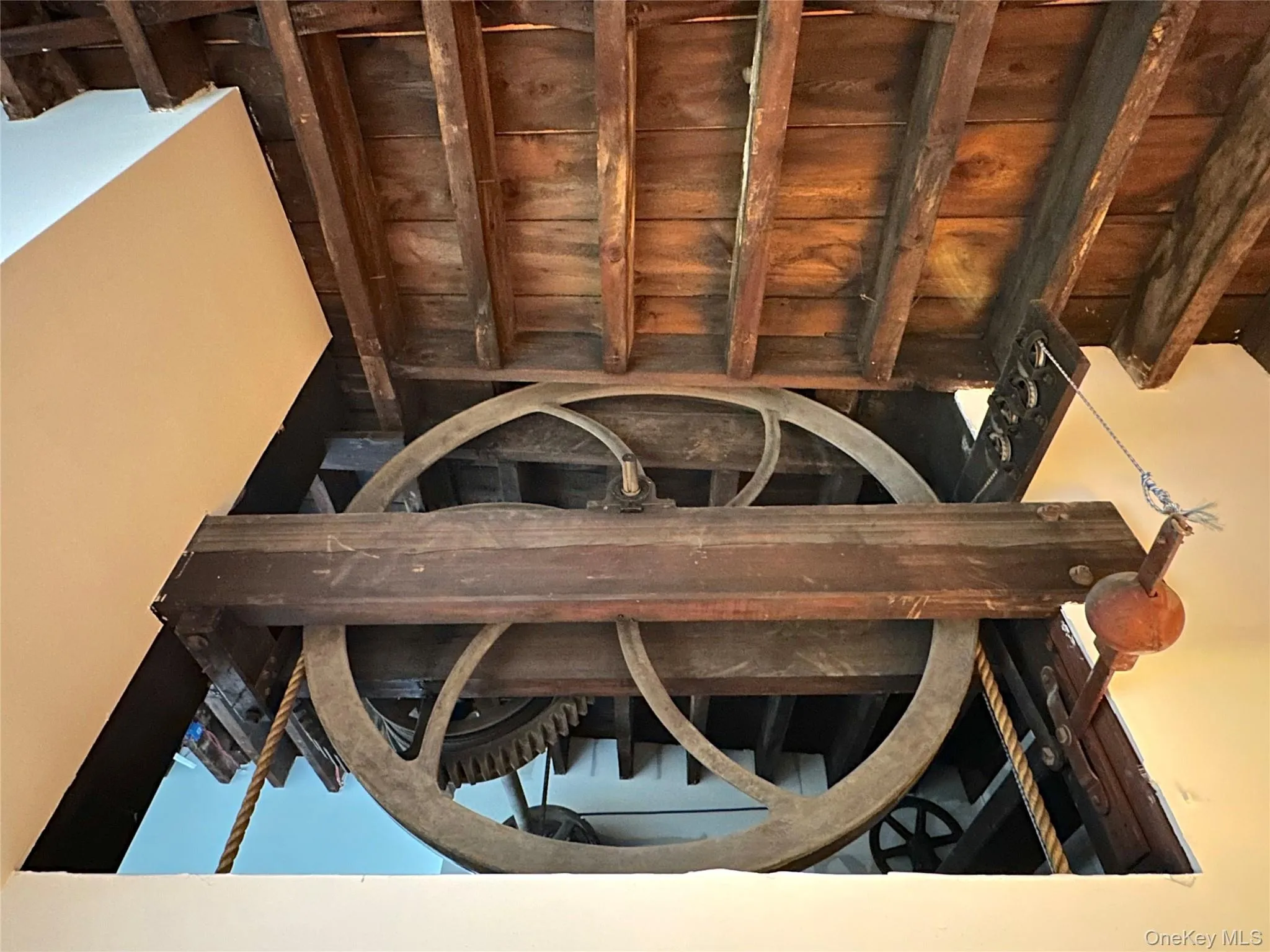 Detailed view of beam ceiling Detailed view of beam ceiling