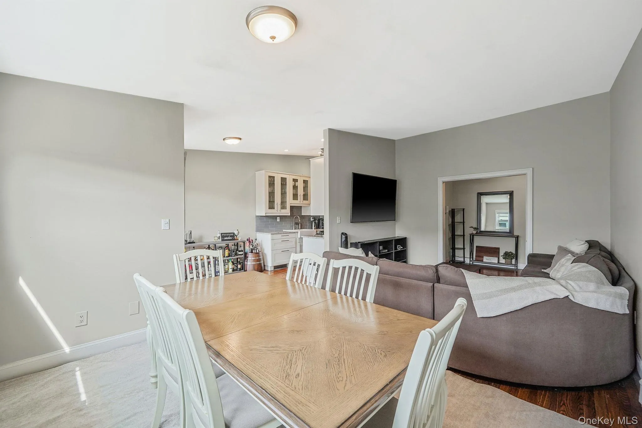 Dining room with baseboards Dining room with baseboards