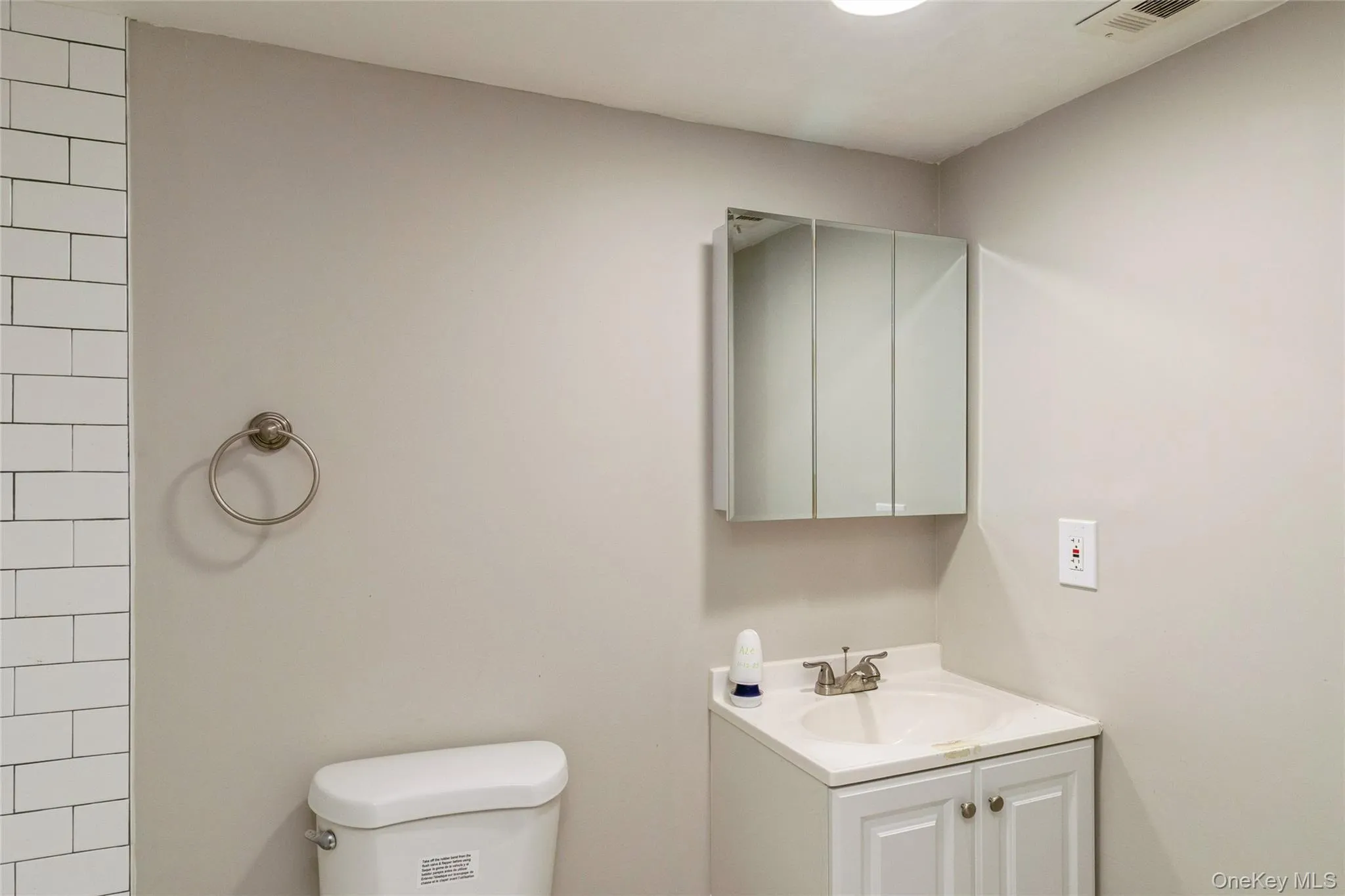 Bathroom with vanity and toilet Bathroom with vanity and toilet