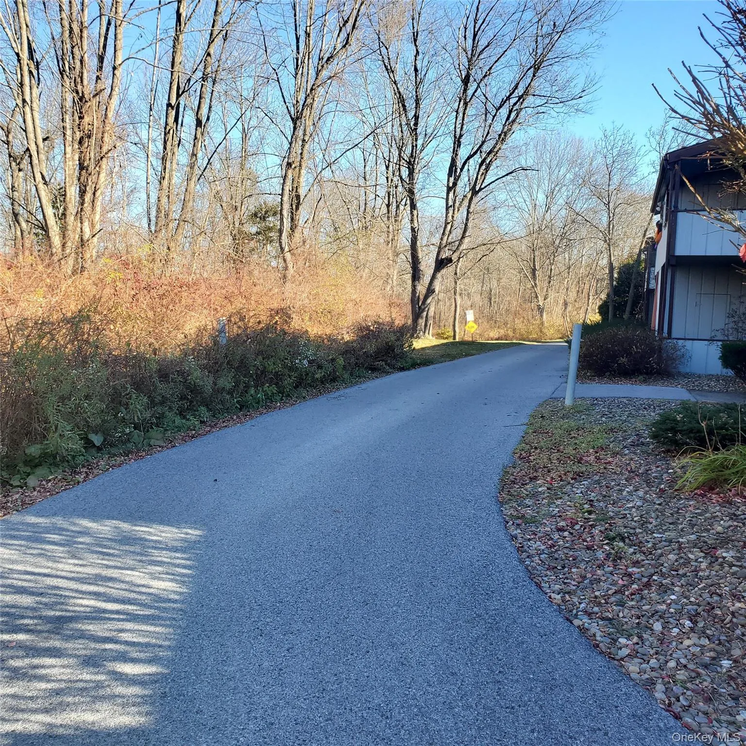 View of asphalt road View of asphalt road