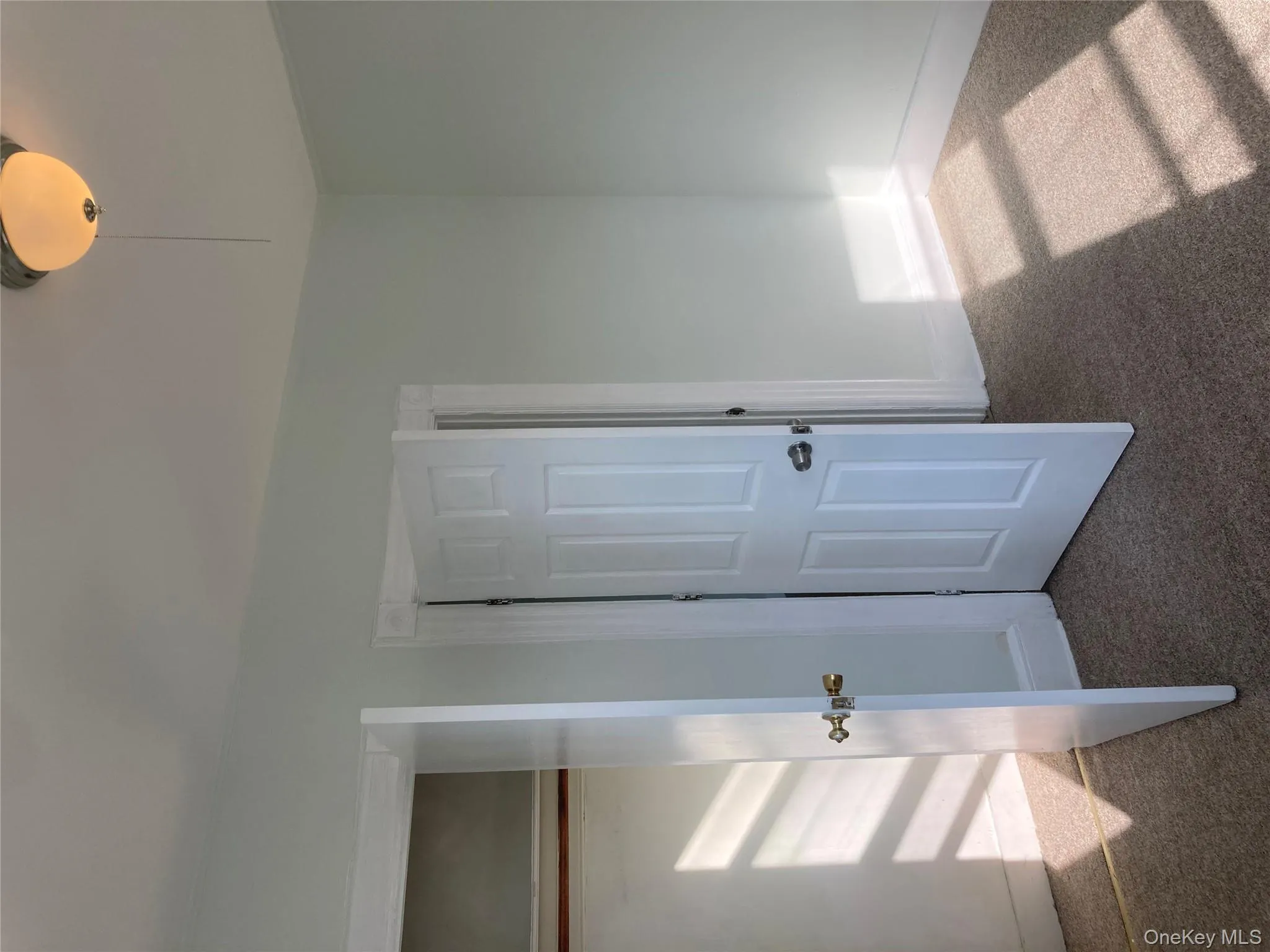 Unfurnished bedroom with carpet and a closet Unfurnished bedroom with carpet and a closet