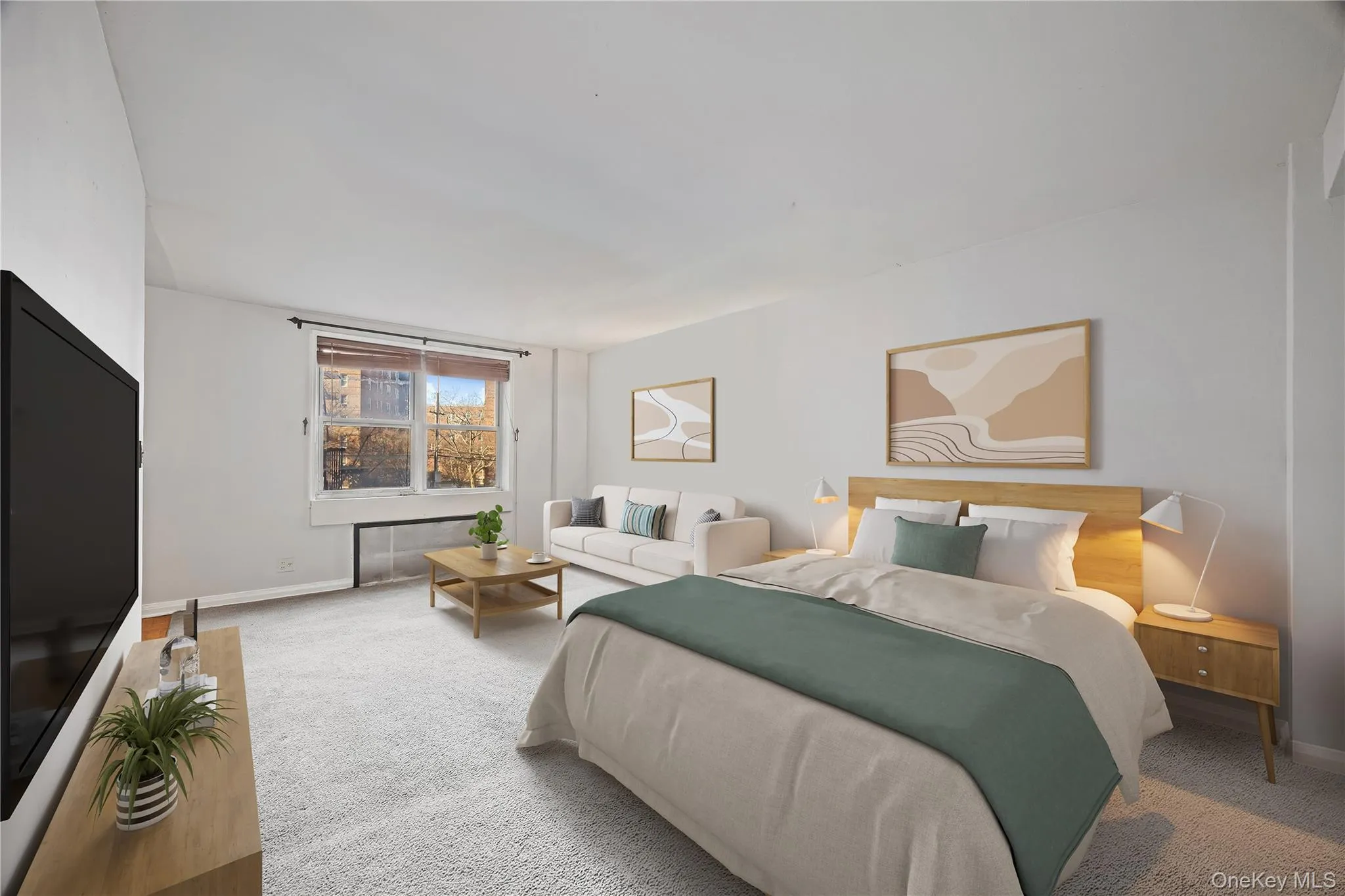 Bedroom featuring carpet flooring and baseboards Bedroom featuring carpet flooring and baseboards