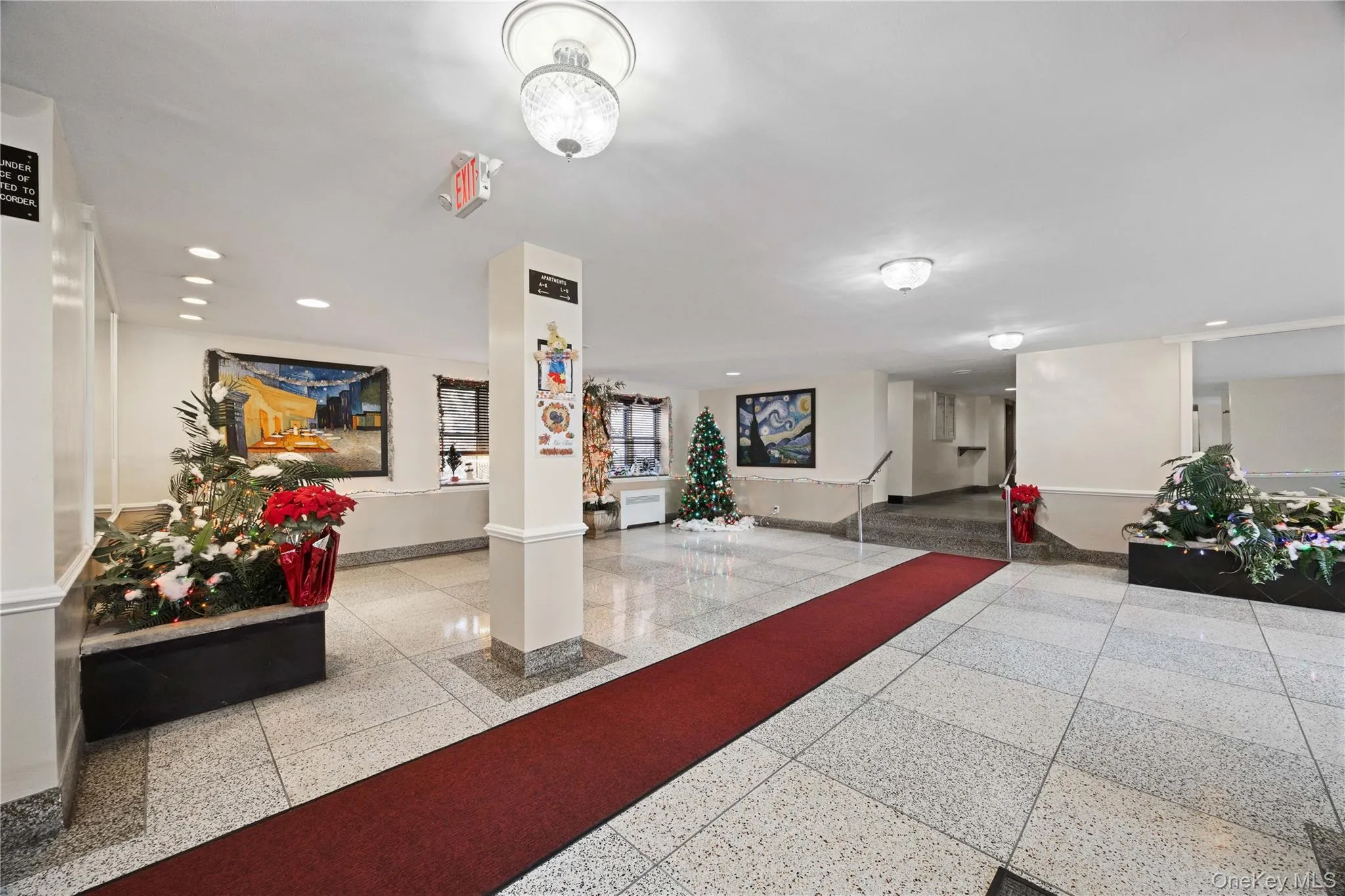 Common area with recessed lighting Common area with recessed lighting