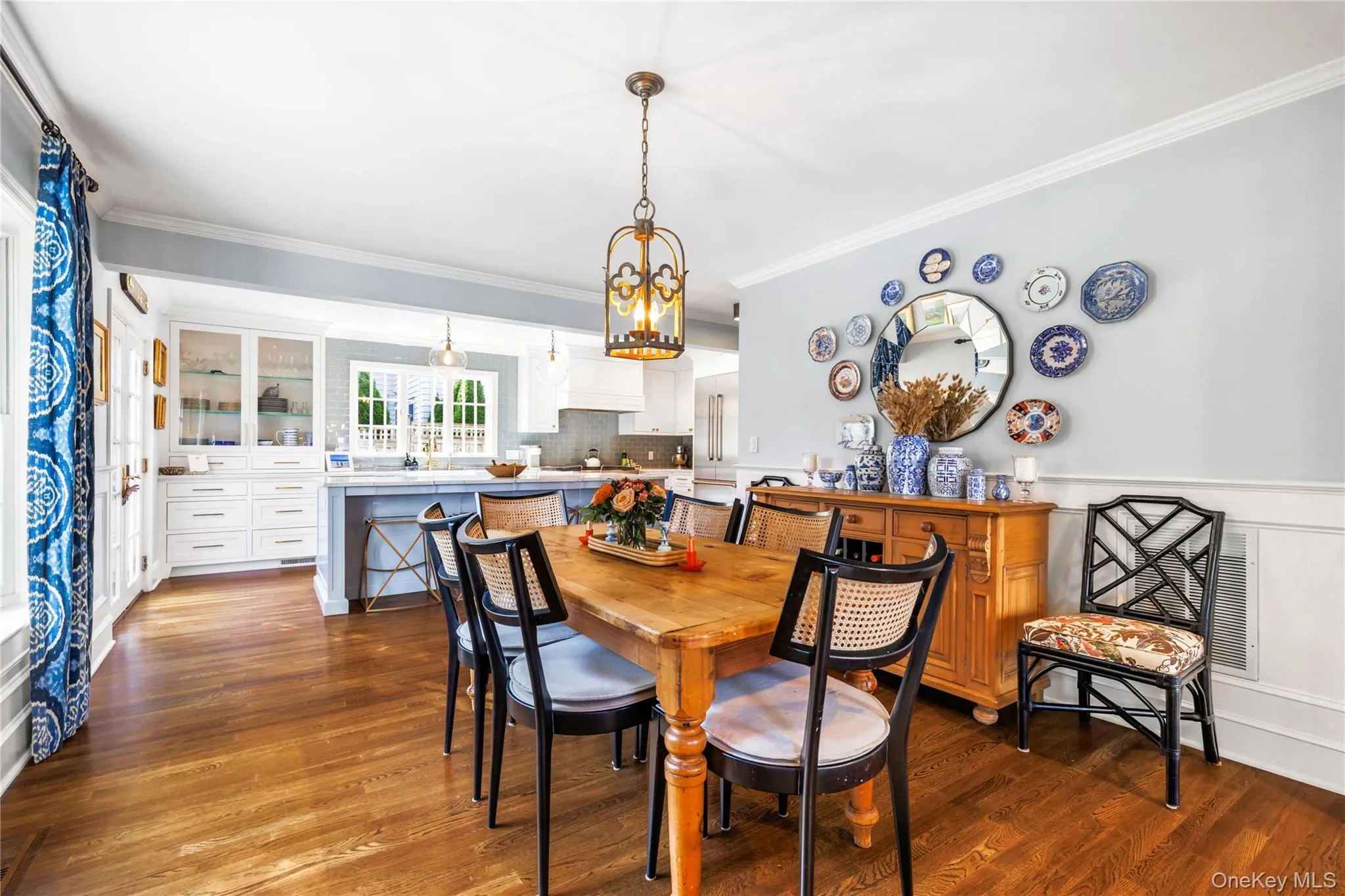 Dining area looking into kitchen Dining area looking into kitchen