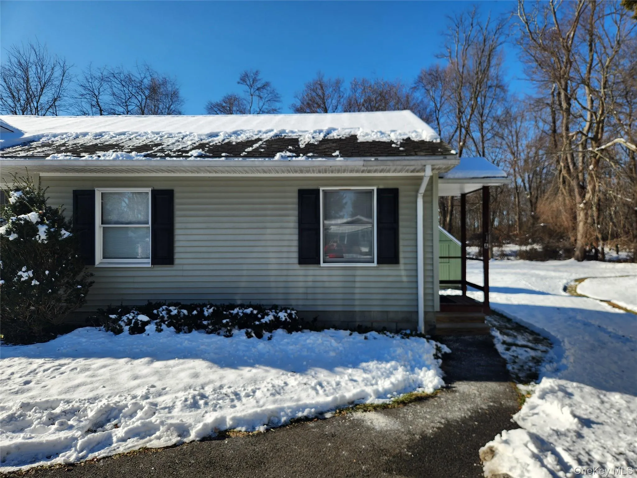View of snowy exterior View of snowy exterior