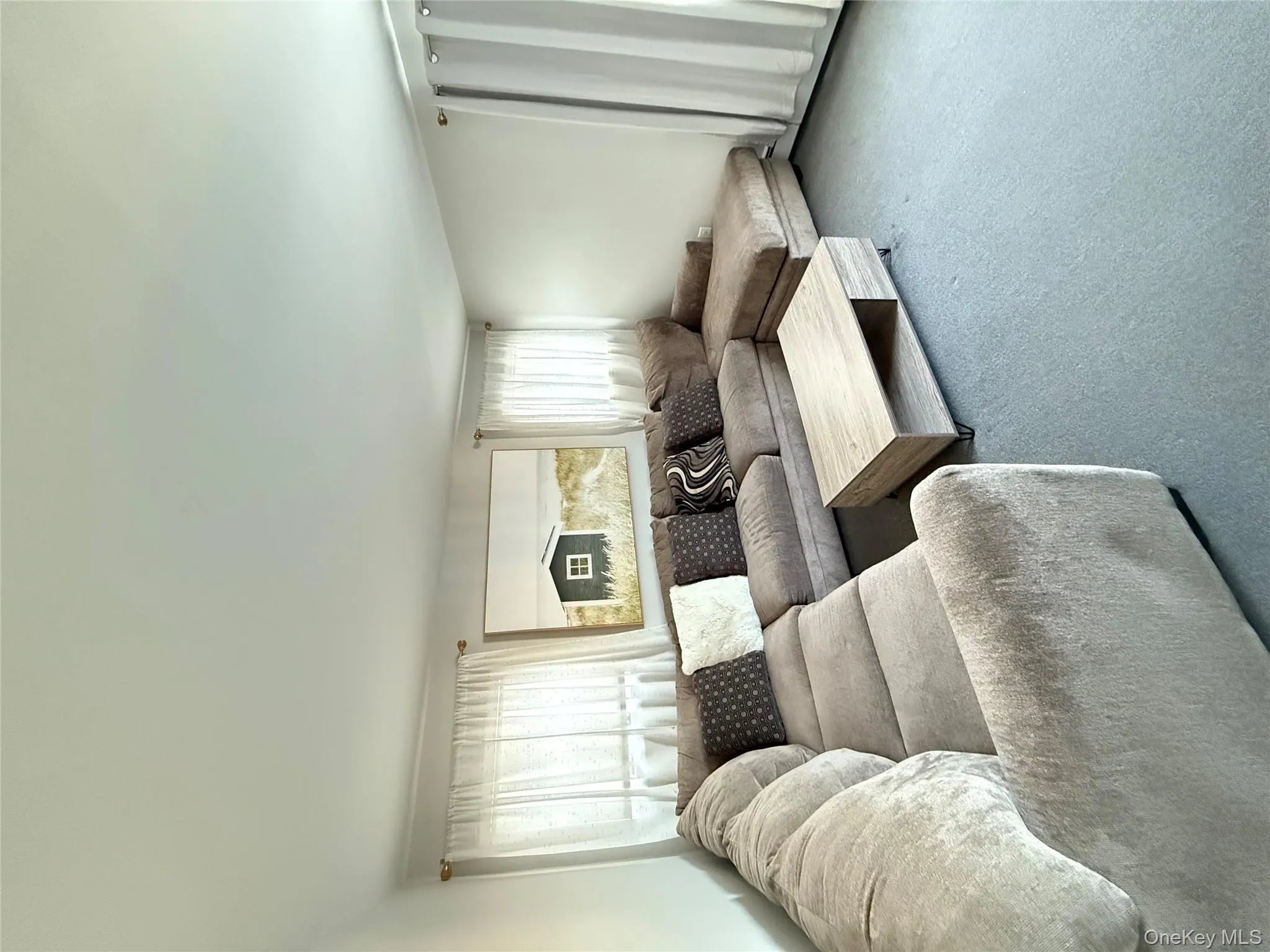 View of carpeted living room View of carpeted living room