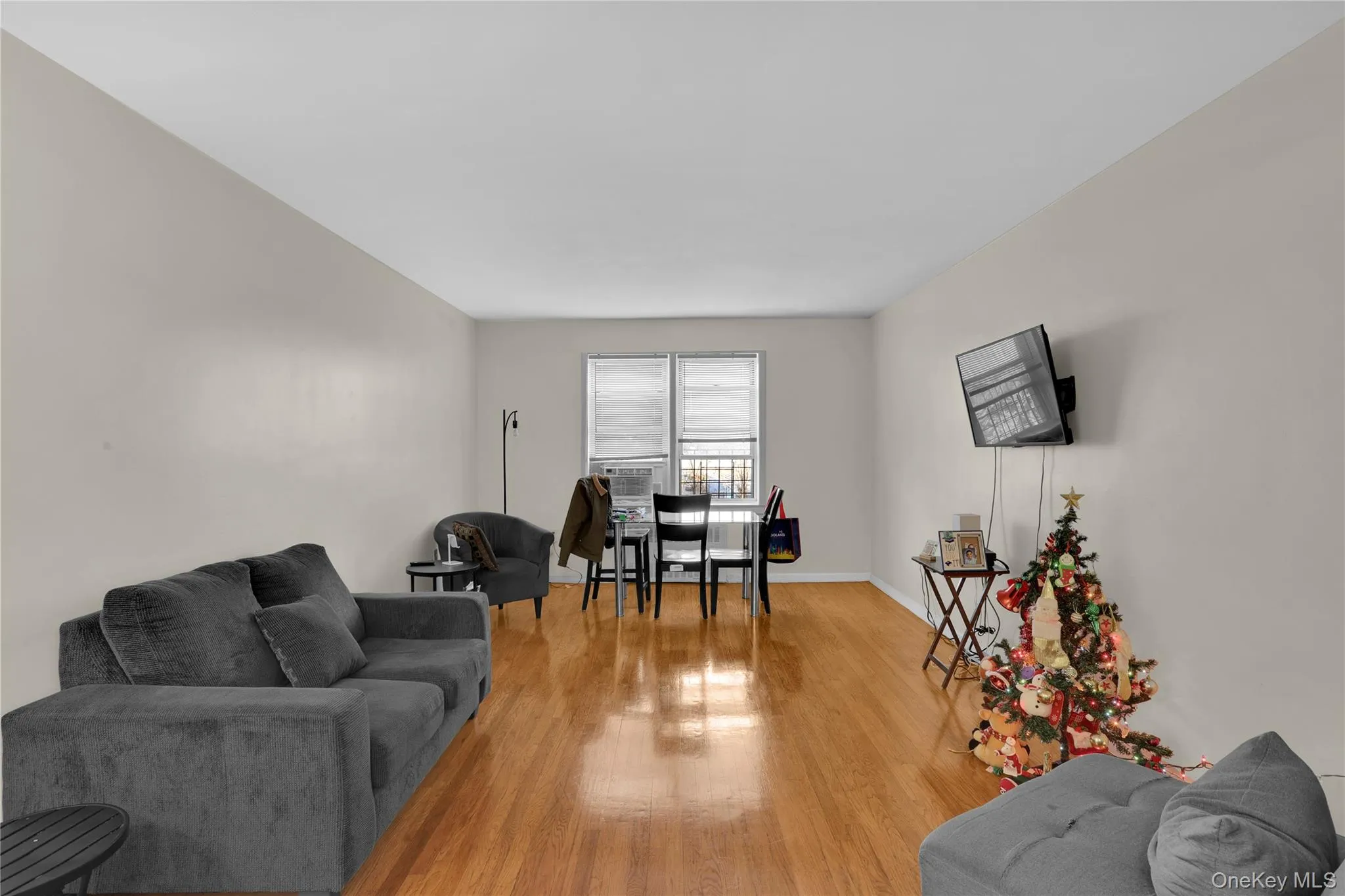 Living room featuring wood finished floors Living room featuring wood finished floors