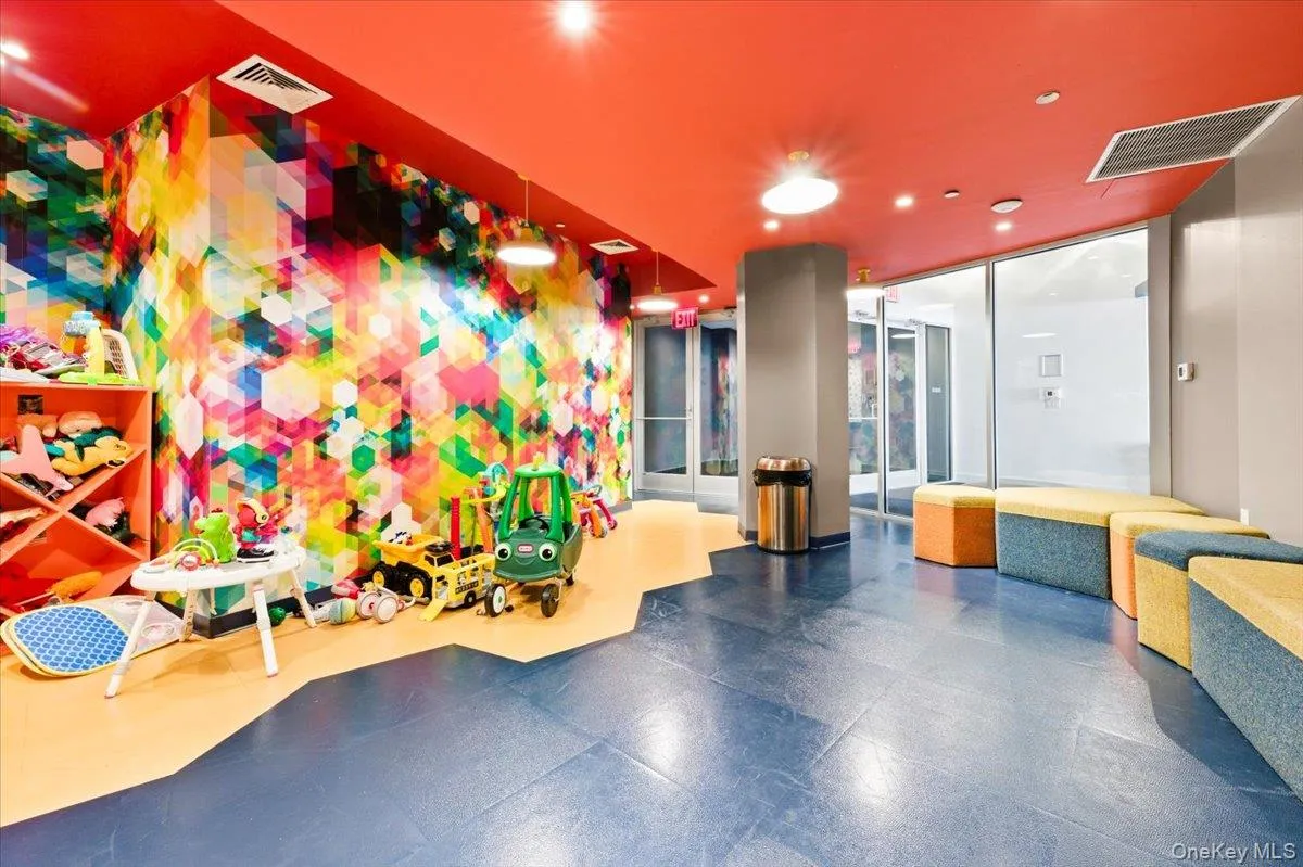 Community lobby with recessed lighting Community lobby with recessed lighting